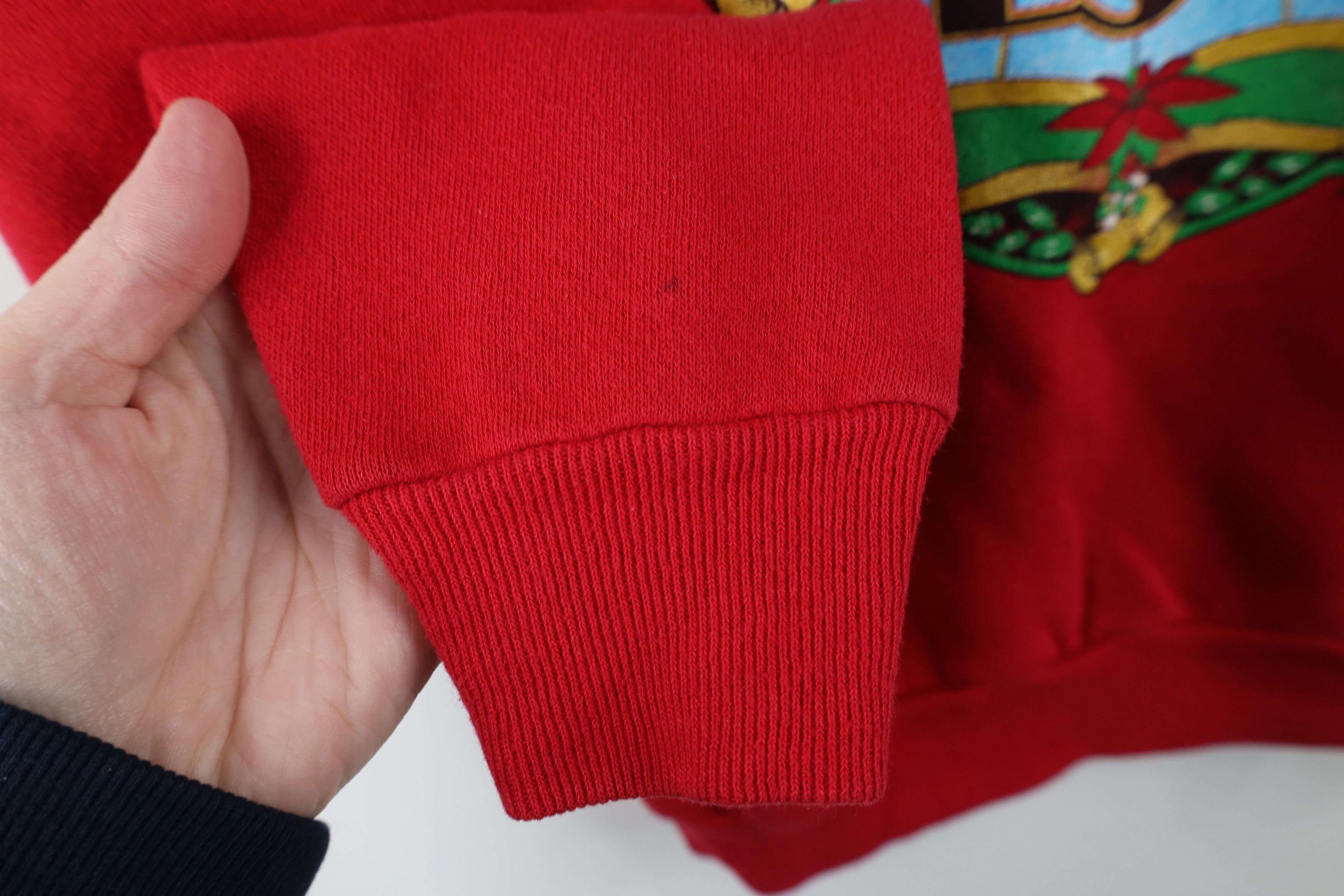 Vintage Vintage 90s Streetwear Jesus Christmas Crewneck Sweatshirt Size M / US 6-8 / IT 42-44 - 6 Thumbnail