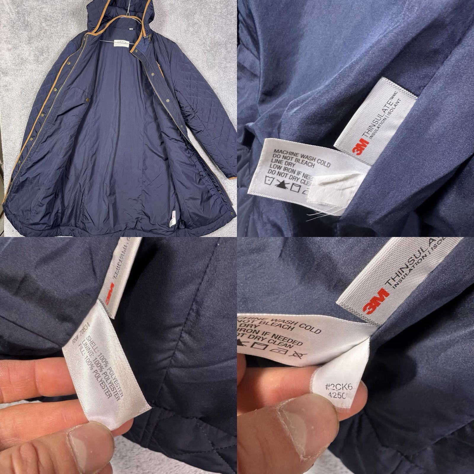 Orvis Orvis Jacket Womens L Diamond Quilted Barn Puffer Parka Thinsulate Equestrian Size L / US 10 / IT 46 - 8 Thumbnail
