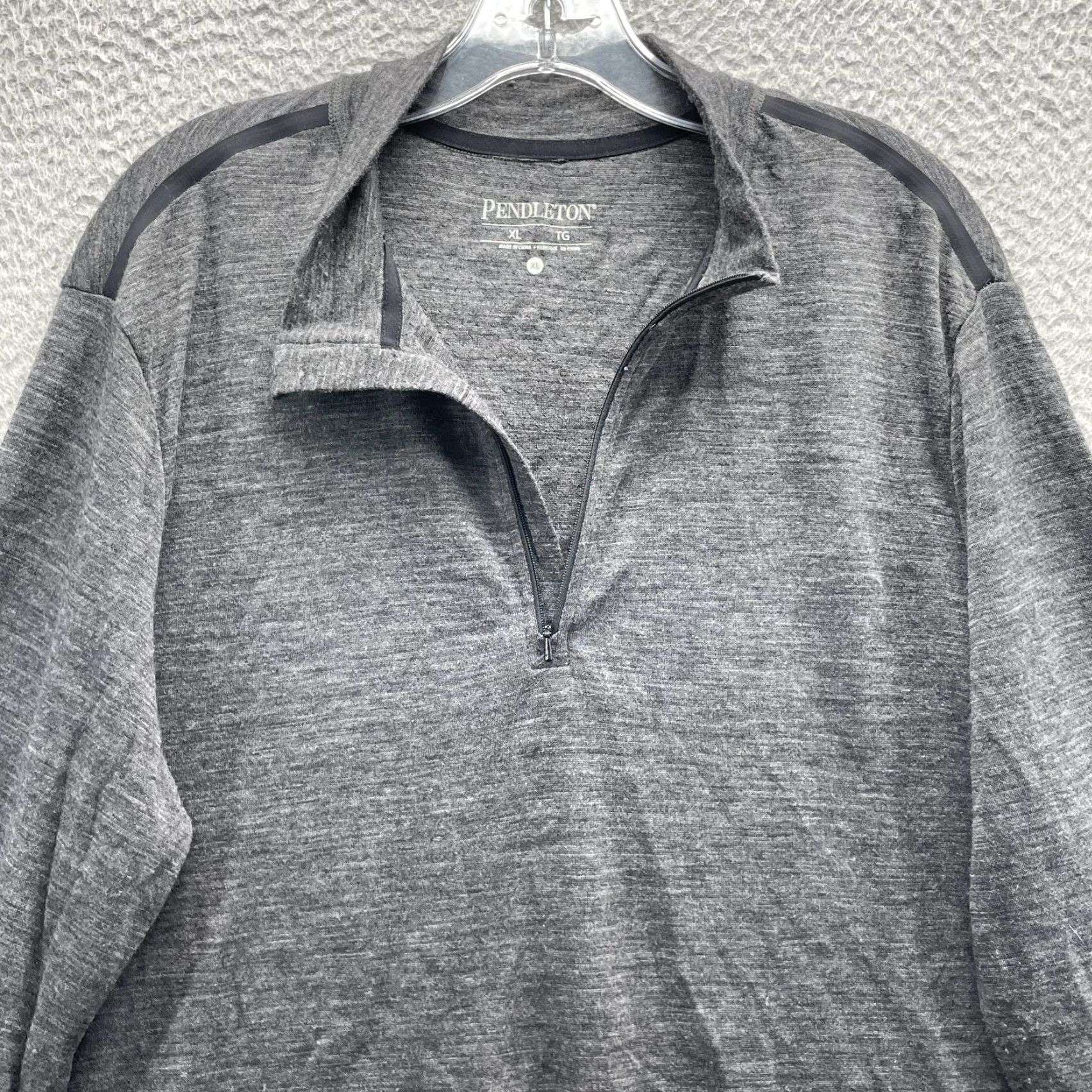 Pendleton Pendleton Merino Wool Blend Pullover Men XL Base Layer Southwestern Running Hike Shirt Size US XL / EU 56 / 4 - 7 Thumbnail