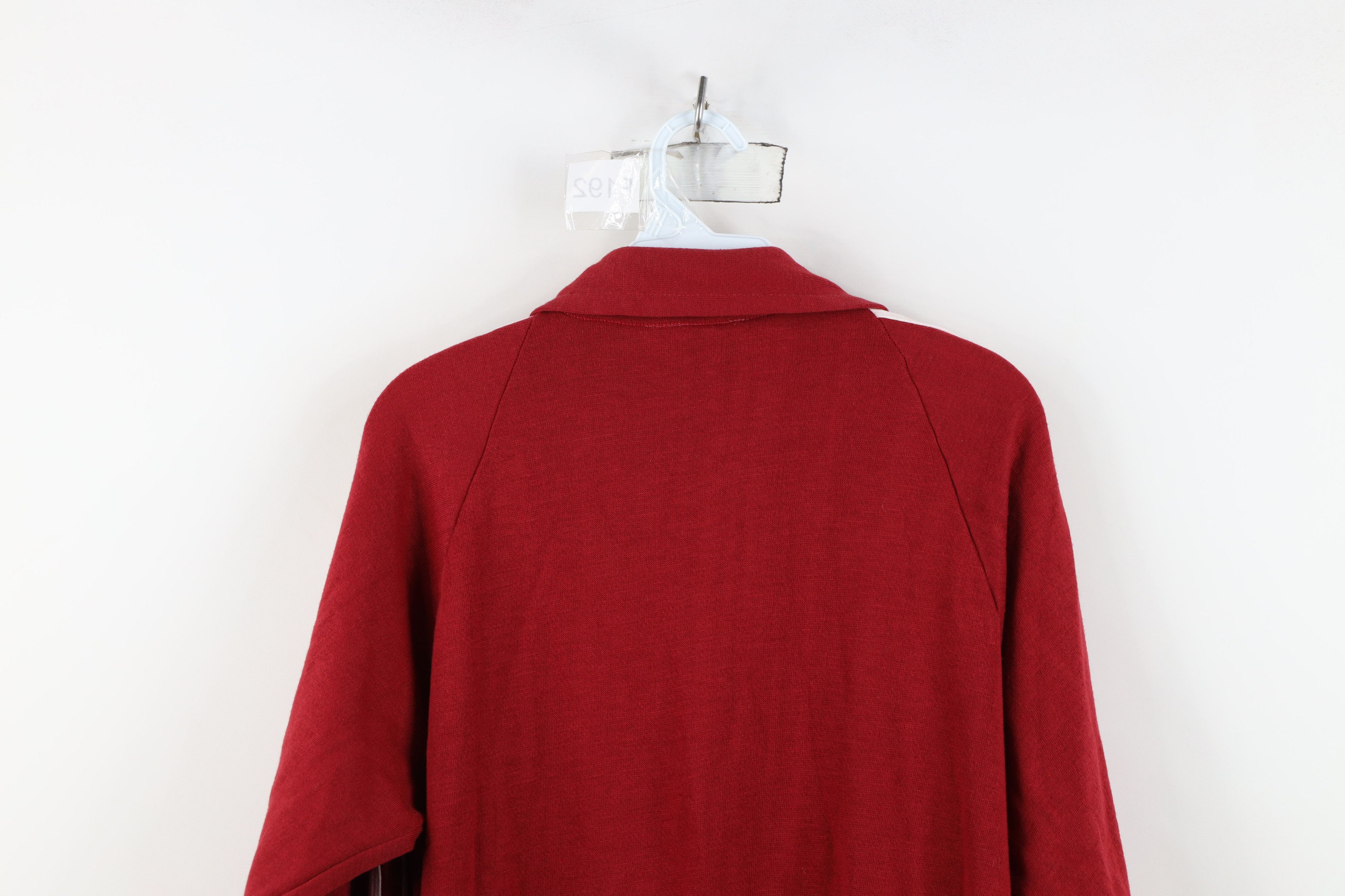 Wrangler Vintage 70s Wrangler Knit Warm Up Track Jacket Red USA Size US XL / EU 56 / 4 - 12 Thumbnail