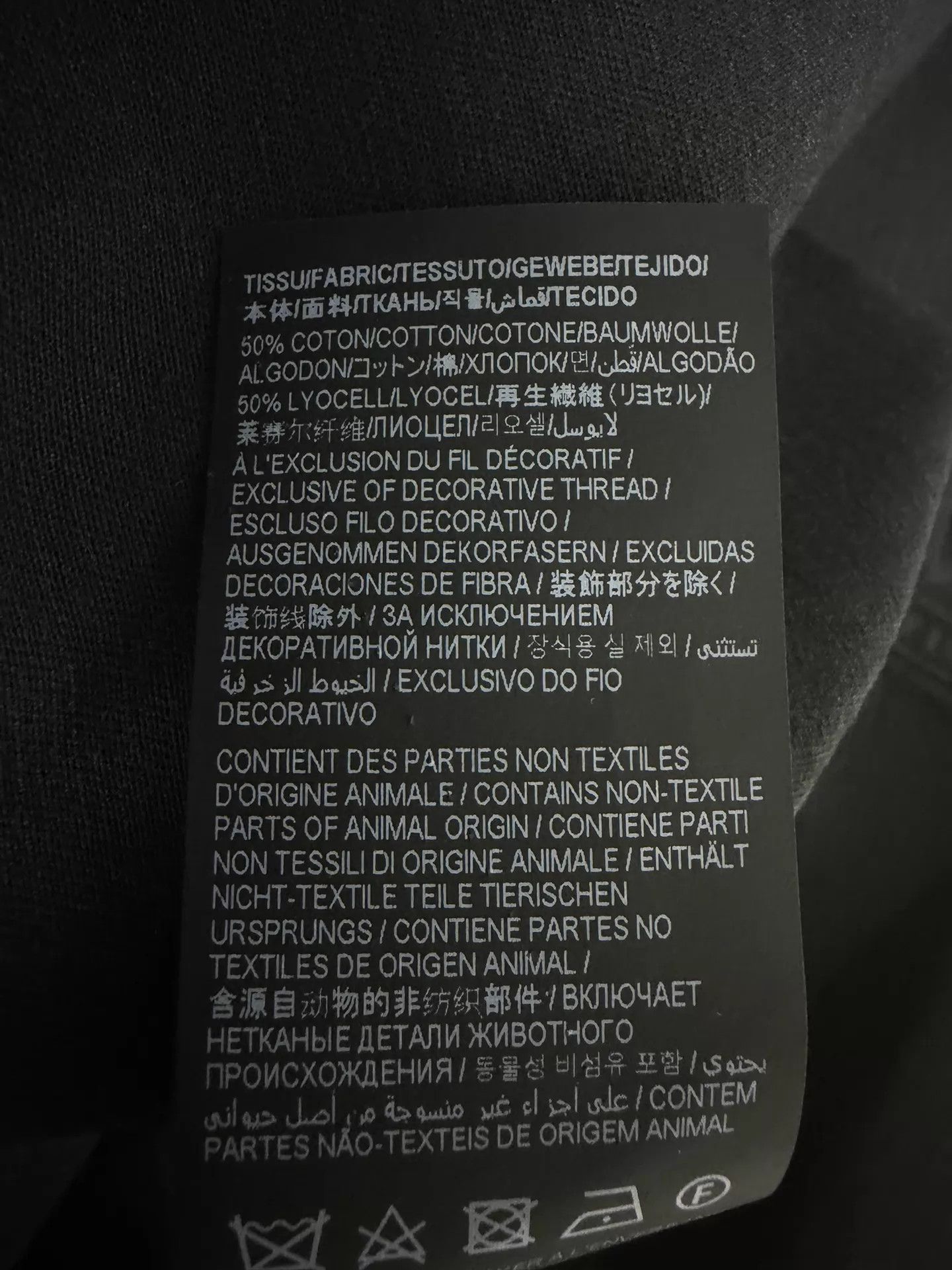 Saint Laurent Paris SLP24FW Embroidered YSL Logo Washed Black Denim Shirt XS Size US XS / EU 42 / 0 - 6 Thumbnail