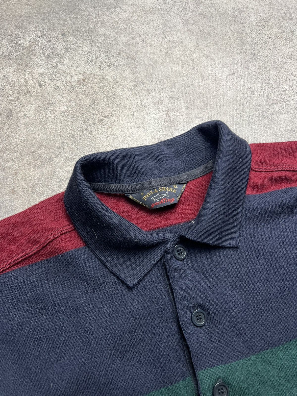 Paul & Shark Paul&Shark vintage striped wool jumper Size US XL / EU 56 / 4 - 5 Thumbnail