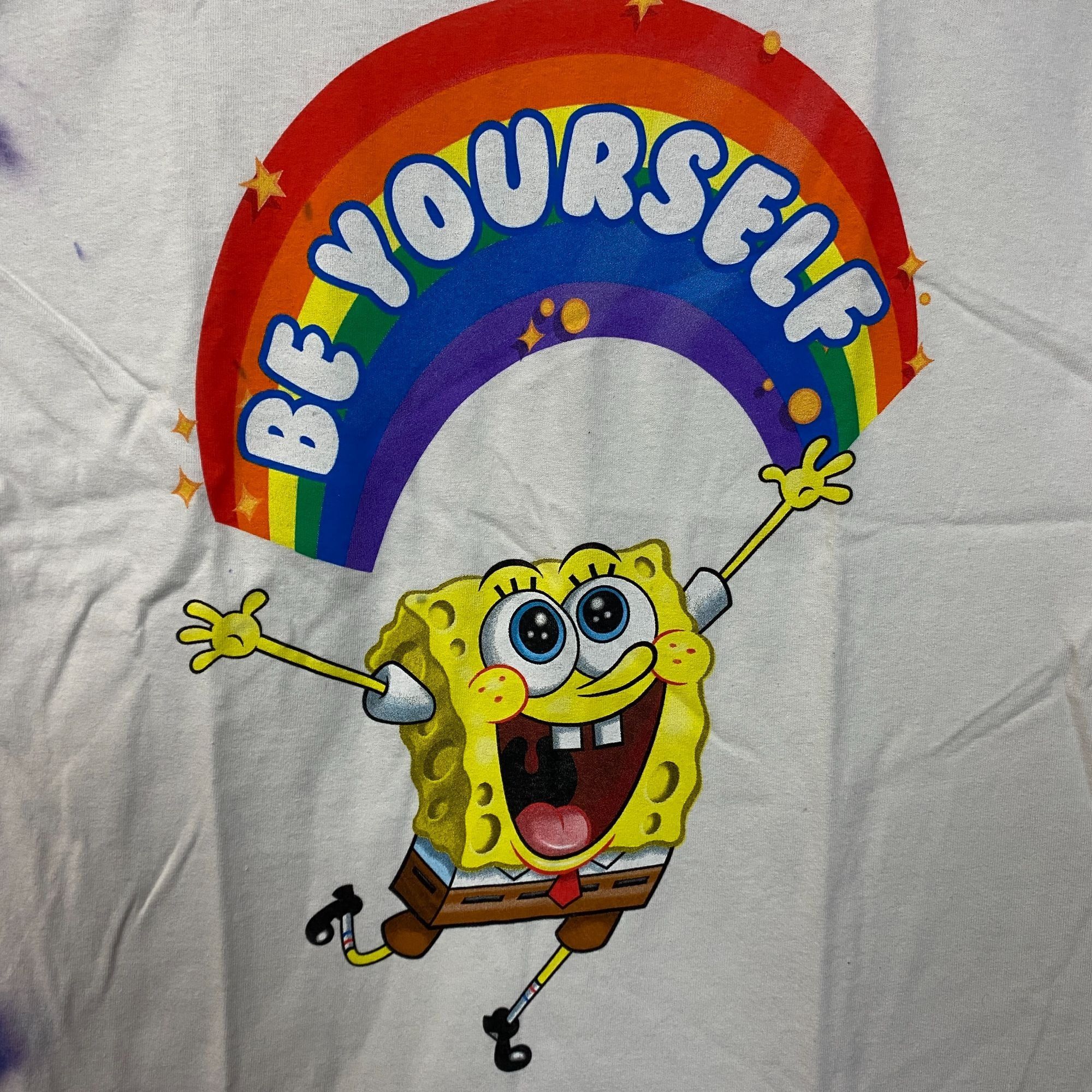 Nickelodeon SpongeBob SquarePants Be Yourself Nickelodeon Tie Dye Tee L Size US L / EU 52-54 / 3 - 2 Thumbnail