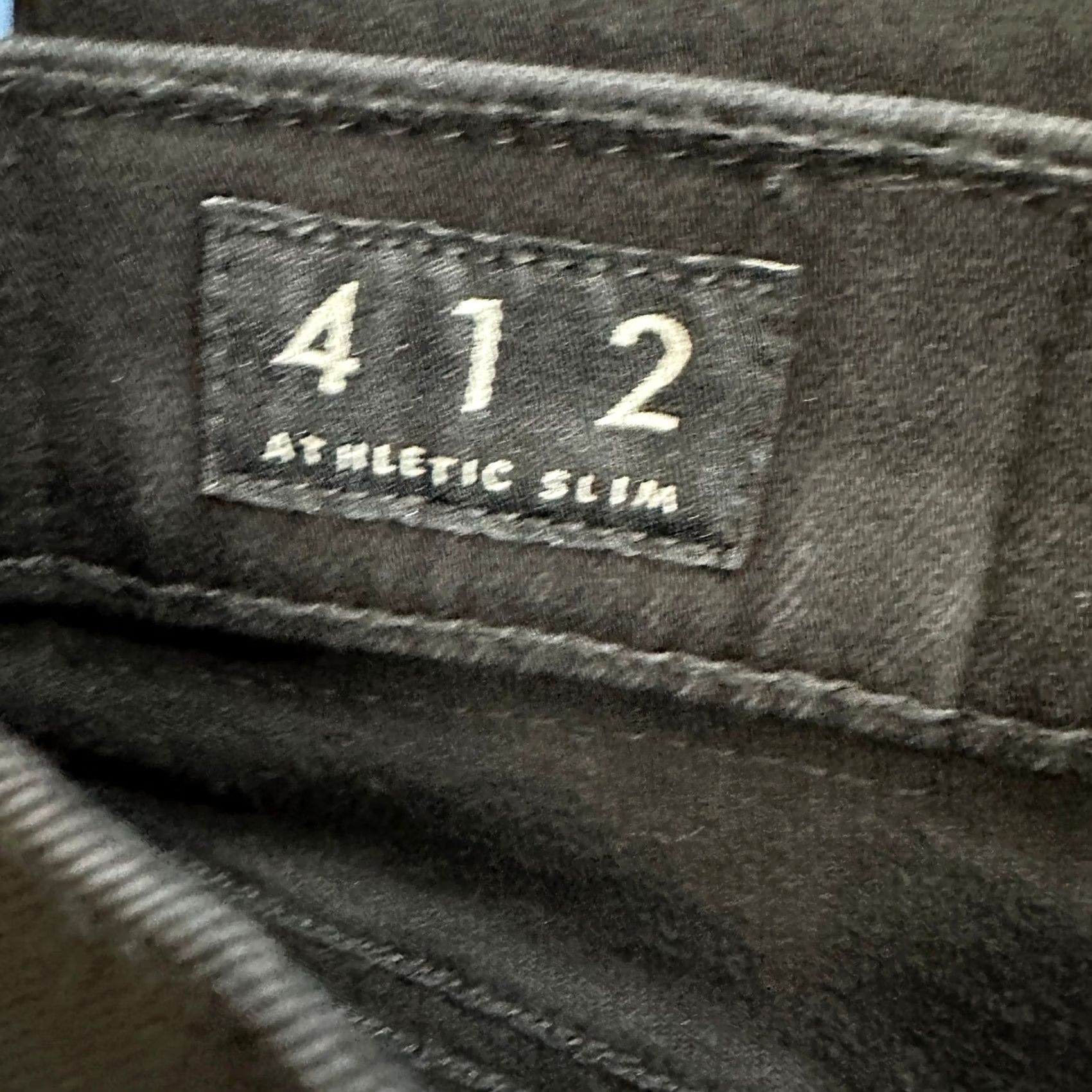 Lucky Brand Lucky Brand 412 Mens Slim Fit Jeans 32X32 Black Distressed Mid Rise Denim 5 Pocket Casual Outdoor Mens Size US 32 / EU 48 - 6 Thumbnail