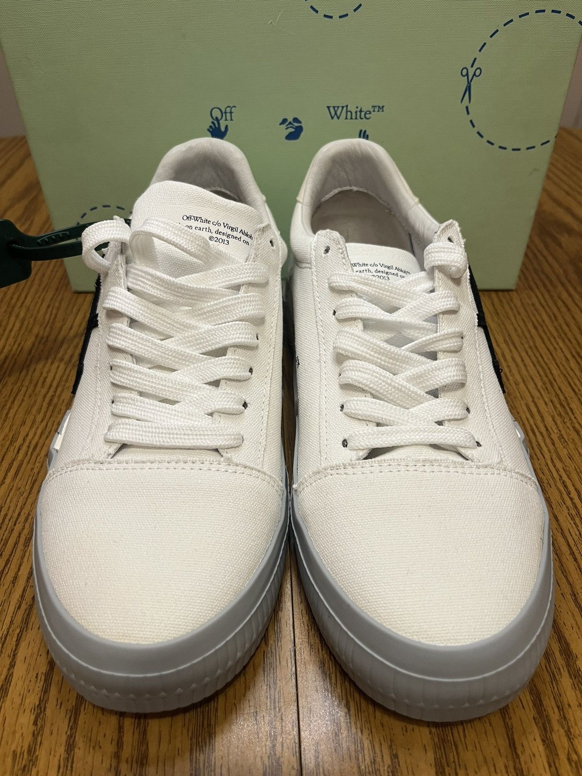 Off-White Off-White Vulcanized Low-Top Sneaker Size US 8 / EU 41 - 2 Thumbnail