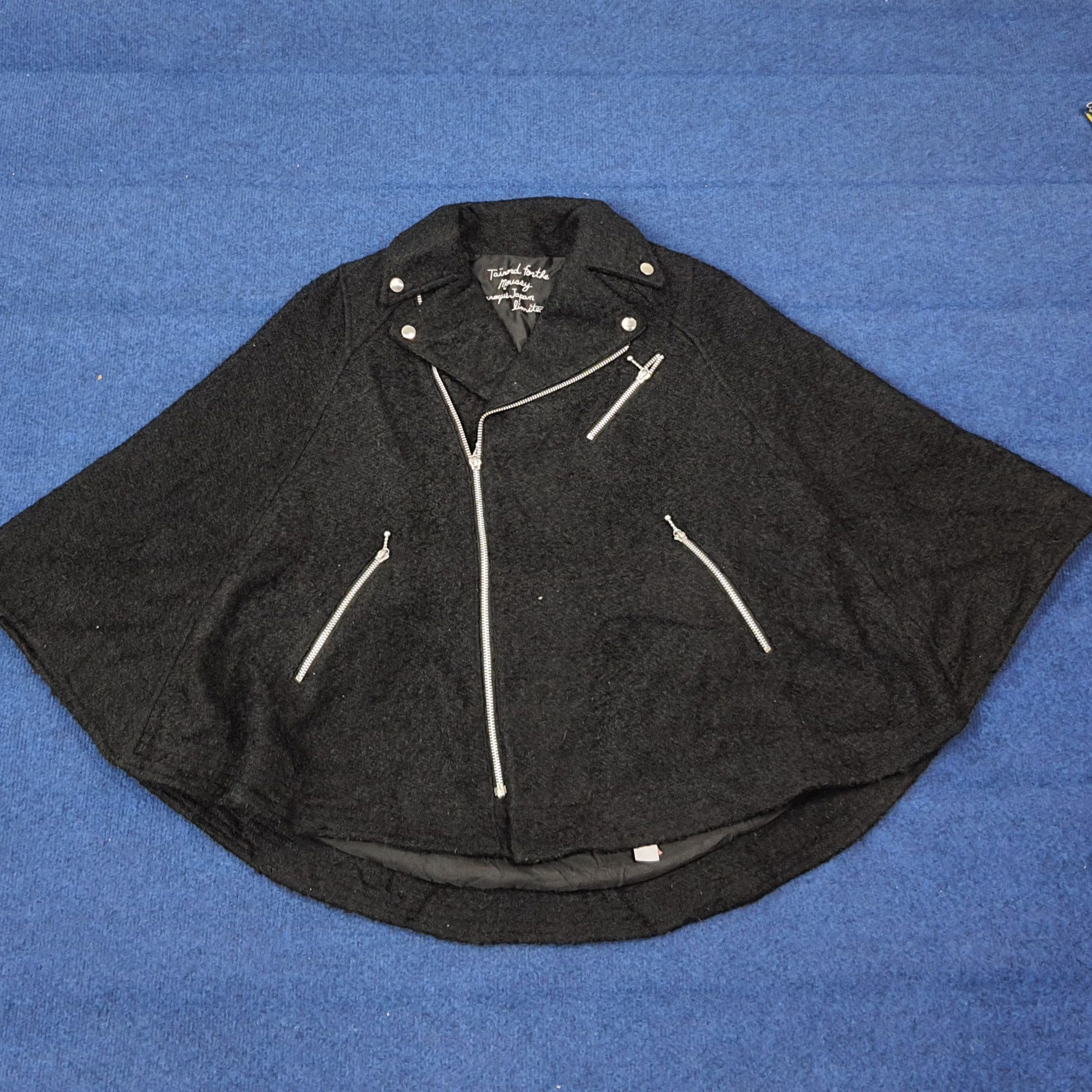 MOUSSY Vintage MOUSSY Wool Poncho C269N17 Size US M / EU 48-50 / 2 - 1 Thumbnail