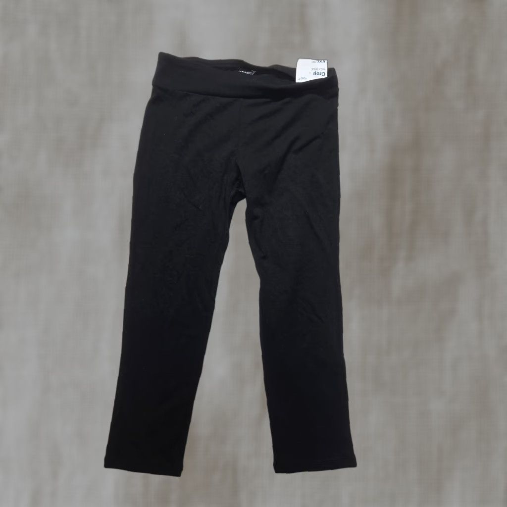 Old Navy VINTAGE Old Navy Pants Sweatpants Wide-Leg Black 2XL Adult Regular 2XL Black Athleisure 90s Womens Size 40" / US 18 - 1 Thumbnail
