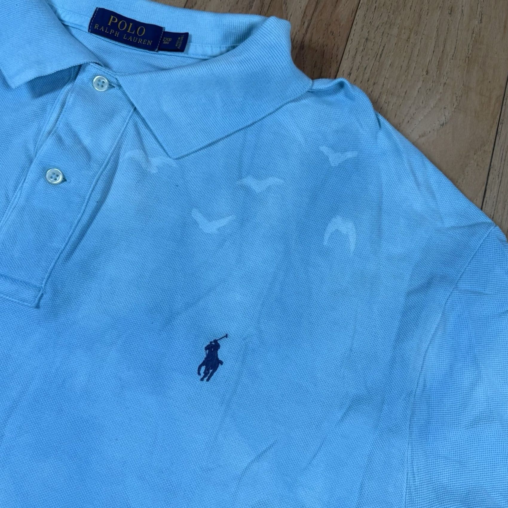 Ralph Lauren Ralph Lauren Polo Shirt Mens Blue 2XB Big Seagull AOP Nautical Size US XXL / EU 58 / 5 - 5 Thumbnail