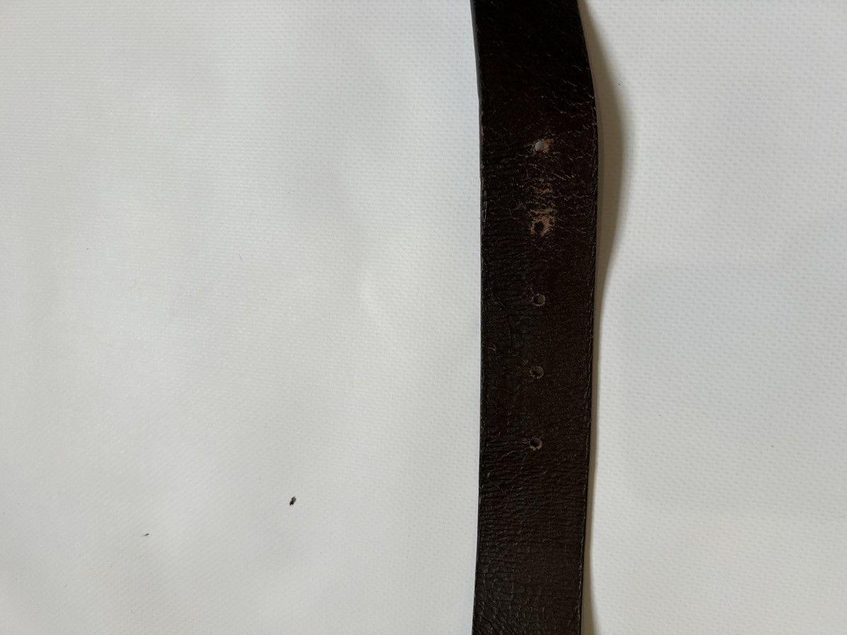 Vera Pelle Vera Pelle Brown Leather Belt Size ONE SIZE - 5 Thumbnail
