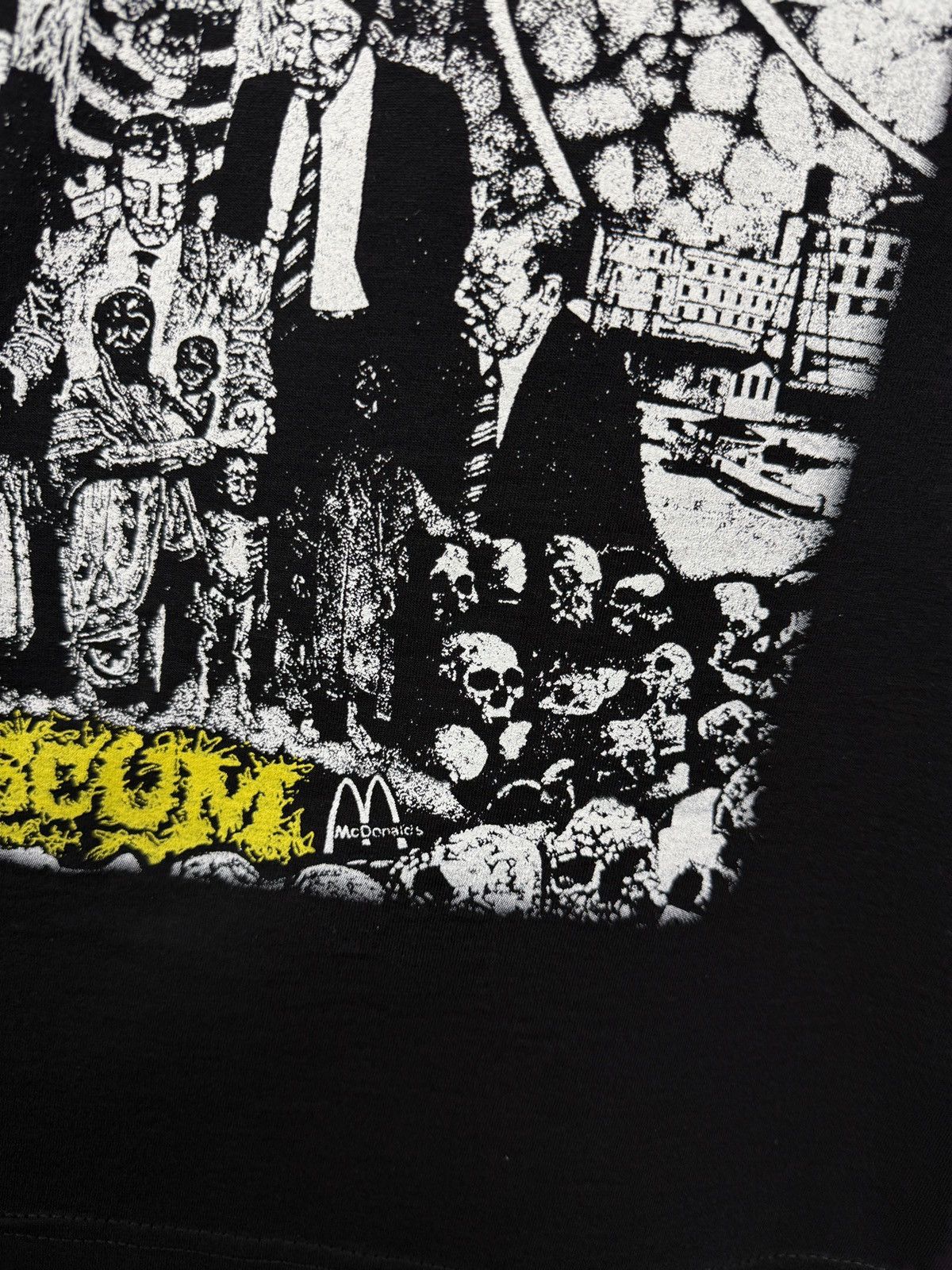 Fruit Of The Loom 🇬🇧 Vintage Y2K Napalm Death SCUM Grindcore T-Shirt Death Meta Size US M / EU 48-50 / 2 - 6 Thumbnail