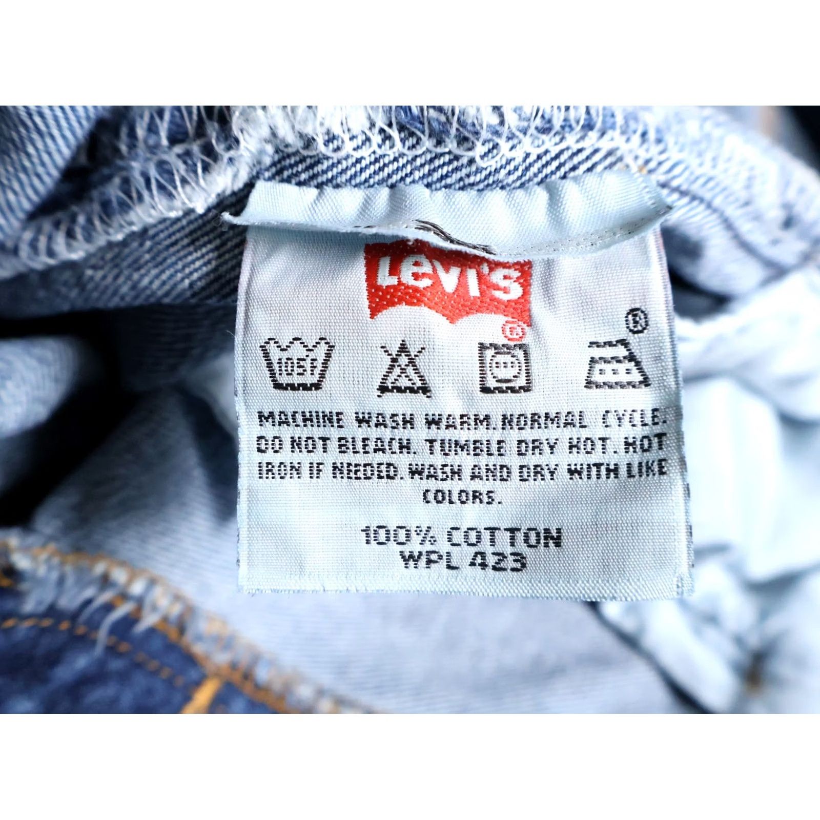 Levi's VINTAGE Levi's 501 XX Jeans Men 31 x 29 Blue Button Fly VTG 2005 Denim Straight 90s Size US 31 - 4 Thumbnail