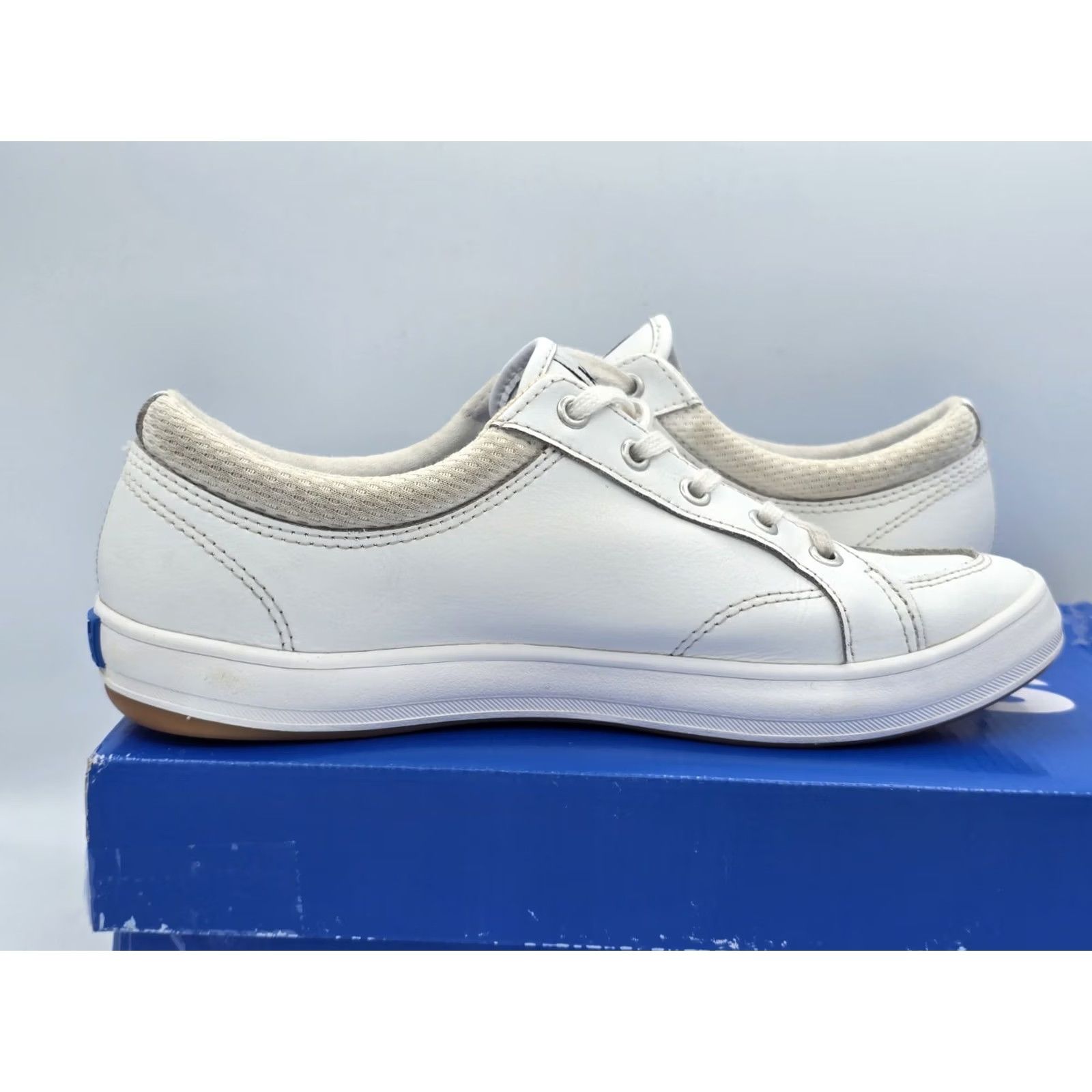 Keds Keds Women's Center4-100 White Leather Sneakers US 7M - Used Good Size US 4 / IT 34 - 5 Thumbnail