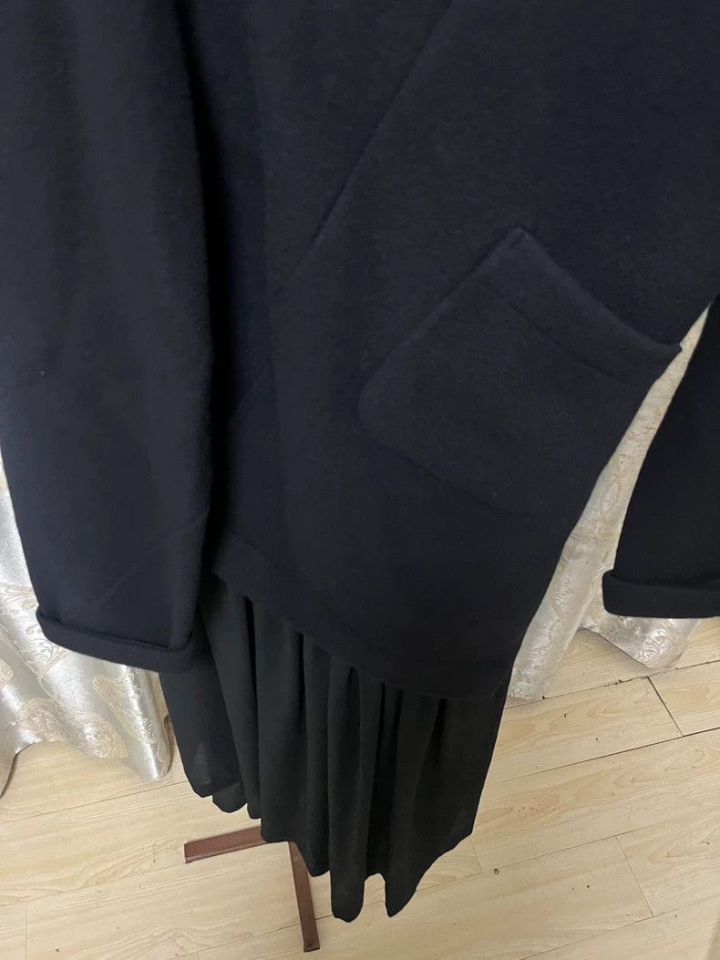 Comme des Garcons Comme des Garcons Black Velvet Twist Splicing Jacket Size S / US 4 / IT 40 - 5 Thumbnail