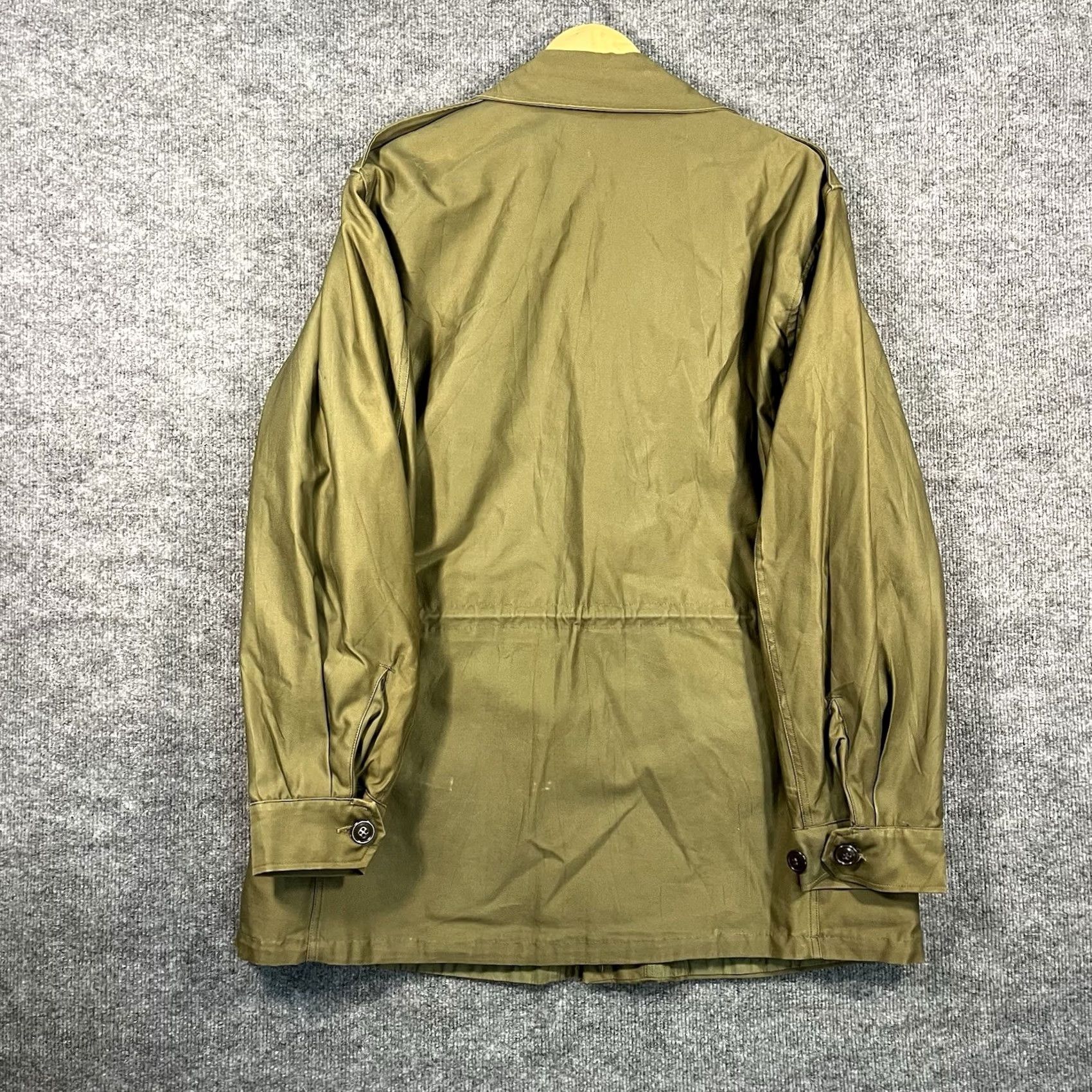 Vintage VINTAGE M-1943 WW2 US Army M-1943 Field Jacket Coat 38L Green Cotton Canvas Military Jacket Mens USGI Size US XXS / EU 40 - 5 Thumbnail
