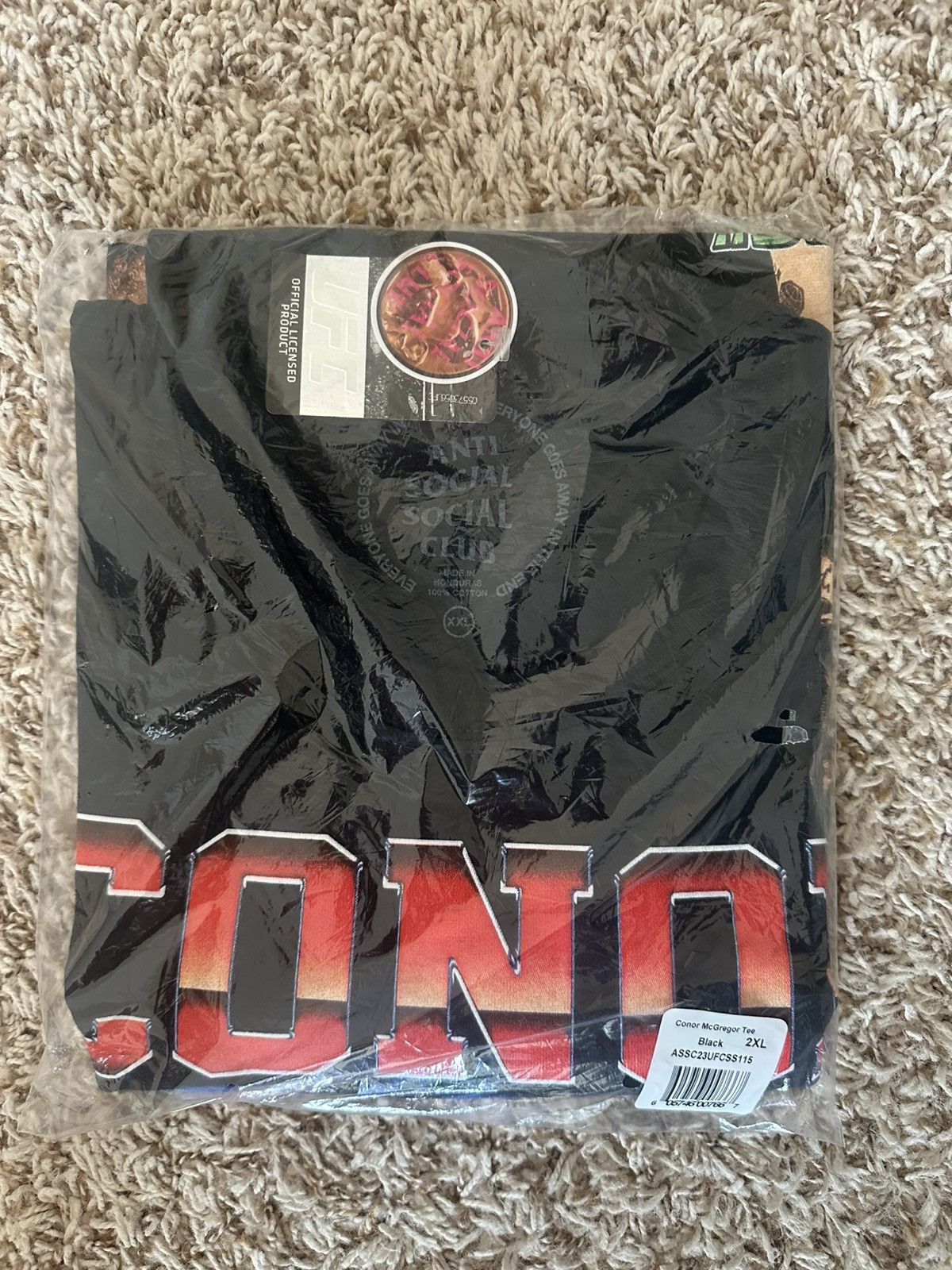 Anti Social Social Club ASSC x UFC Conor McGregor Tee 2XL Size US XL / EU 56 / 4 - 2 Thumbnail