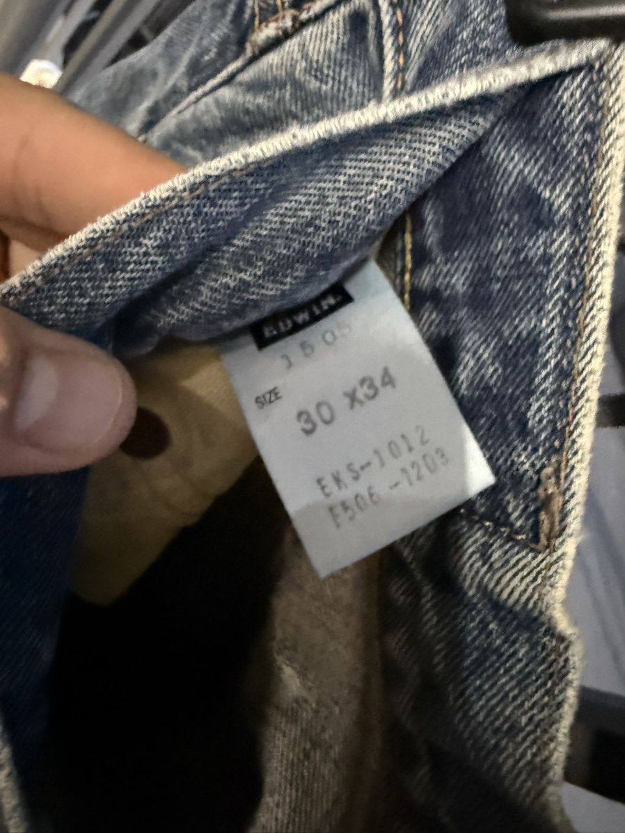 Other 90’s EDWIN JAPANESE BRAND RARE POCKET LOGO RETRO DENIM Size US 32 / EU 48 - 9 Thumbnail