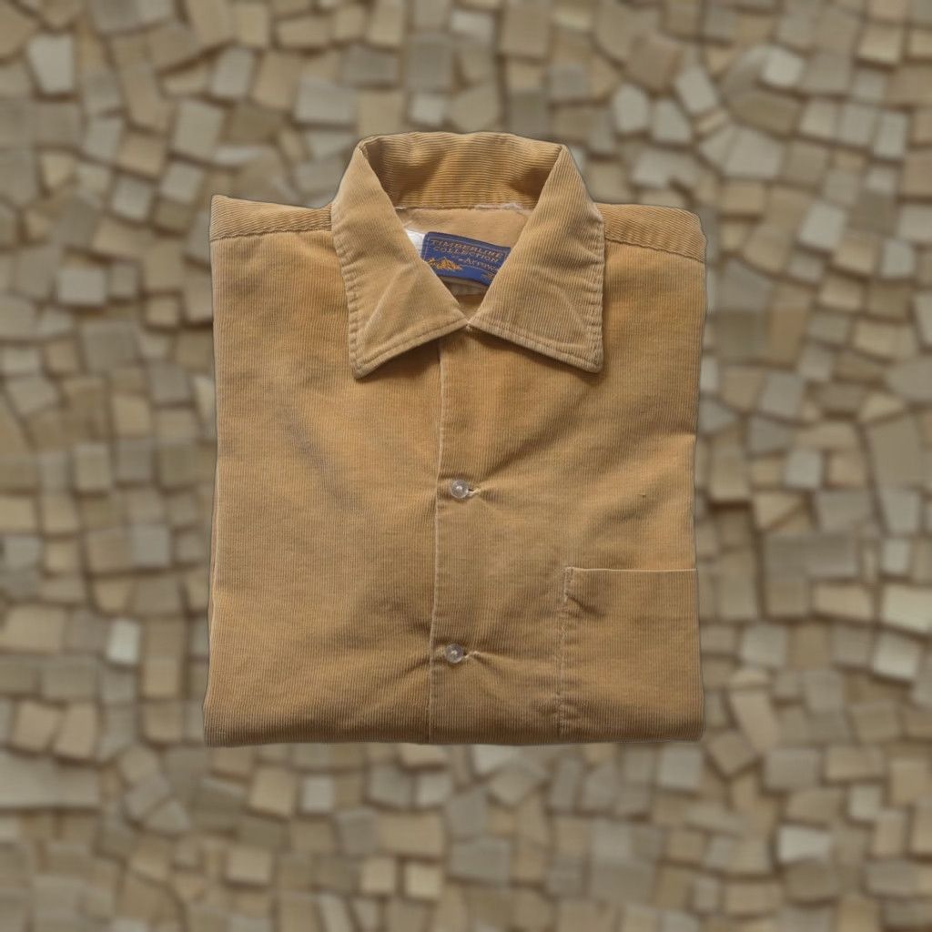 Arrow VINTAGE ARROW CORDUROY SHIRT Timberline Collection 1987 Casual Brown Long Sleeve L 27" Pit to Pit 28" Length 20" Sleeve Mens Size US L / EU 52-54 / 3 - 1 Thumbnail