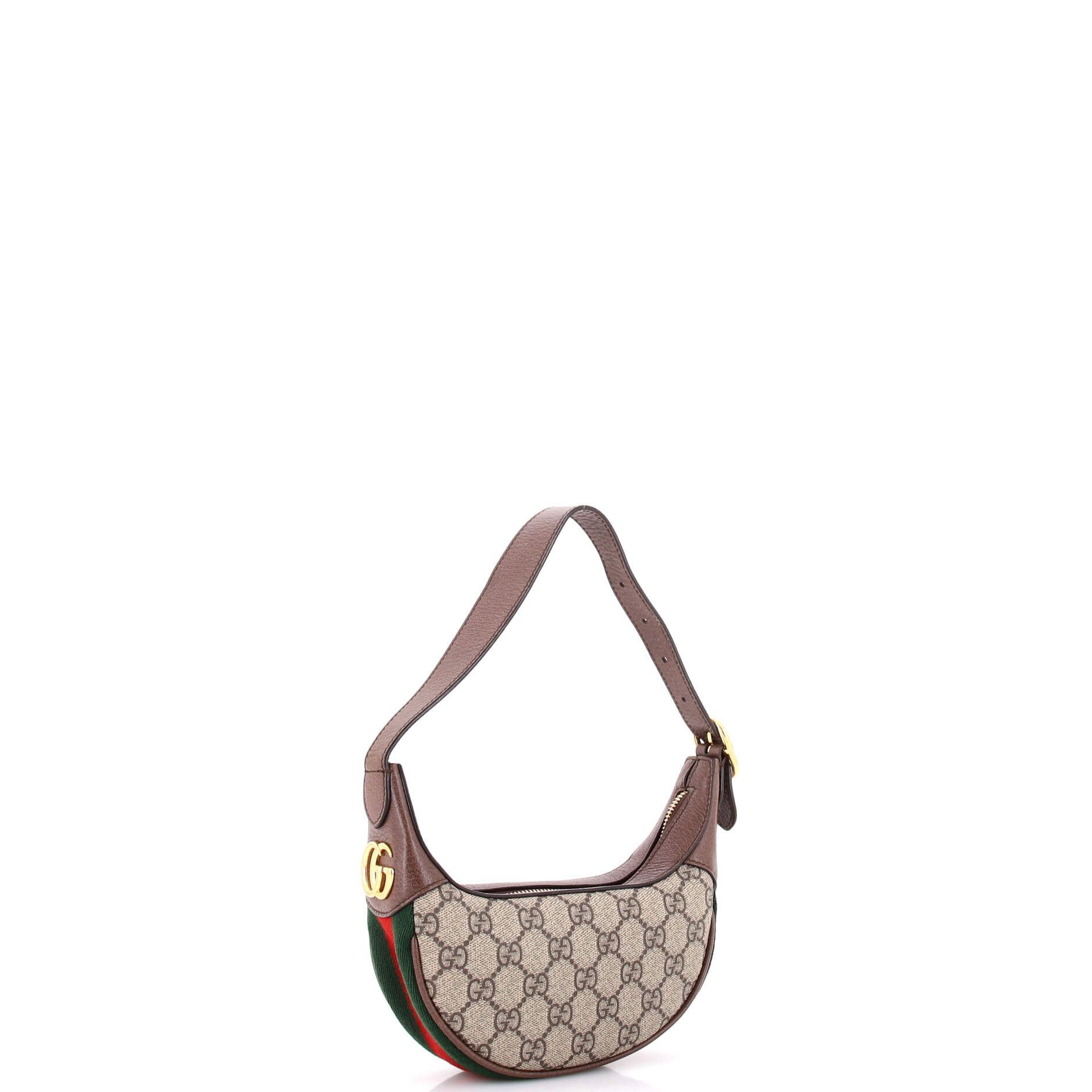 Gucci Ophidia half moon bag gg coated canvas mini Size ONE SIZE - 1 Thumbnail