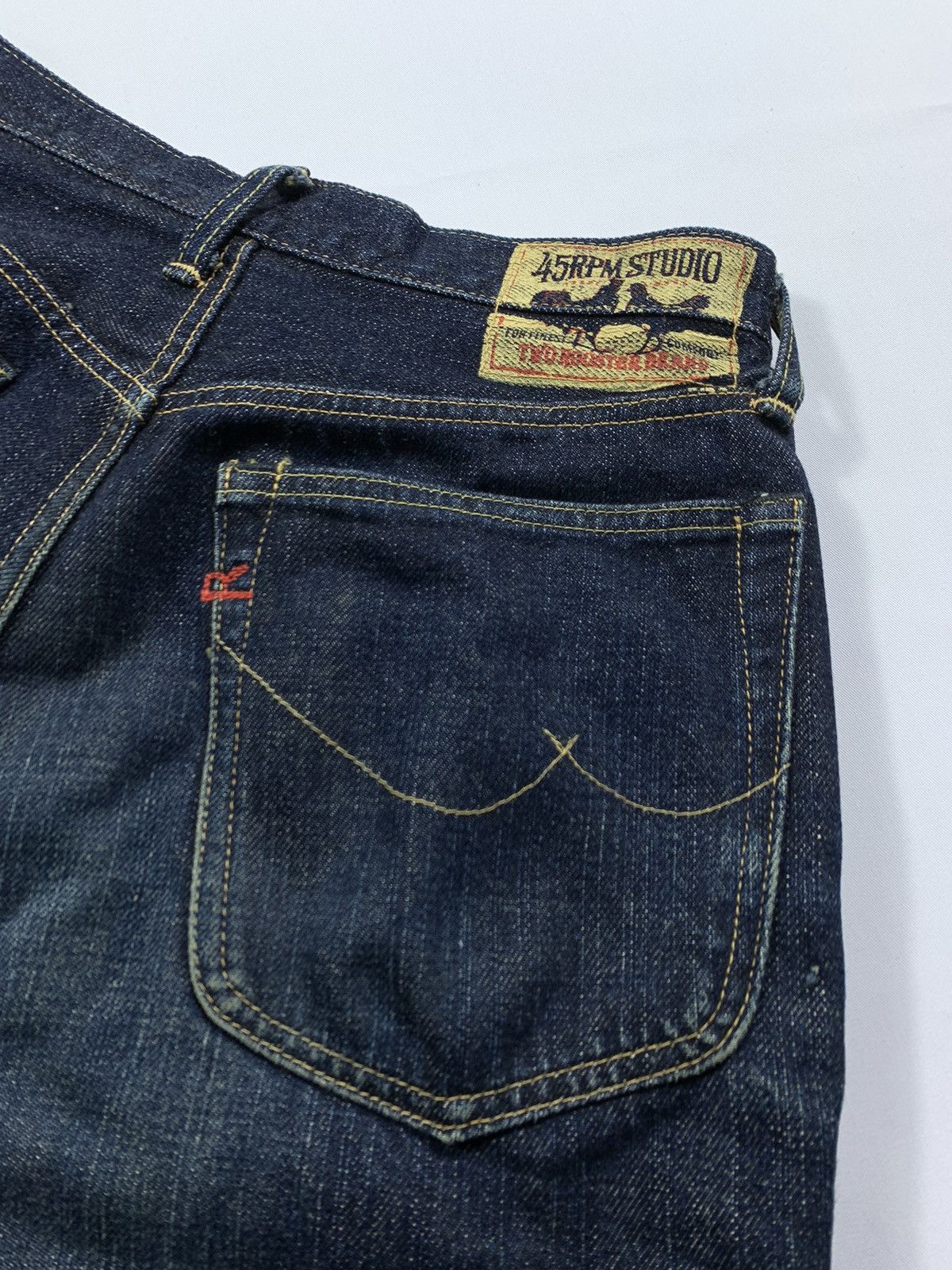 Orslow 45RPM Nice INDIGO Denim Jeans Size US 29 - 3 Thumbnail