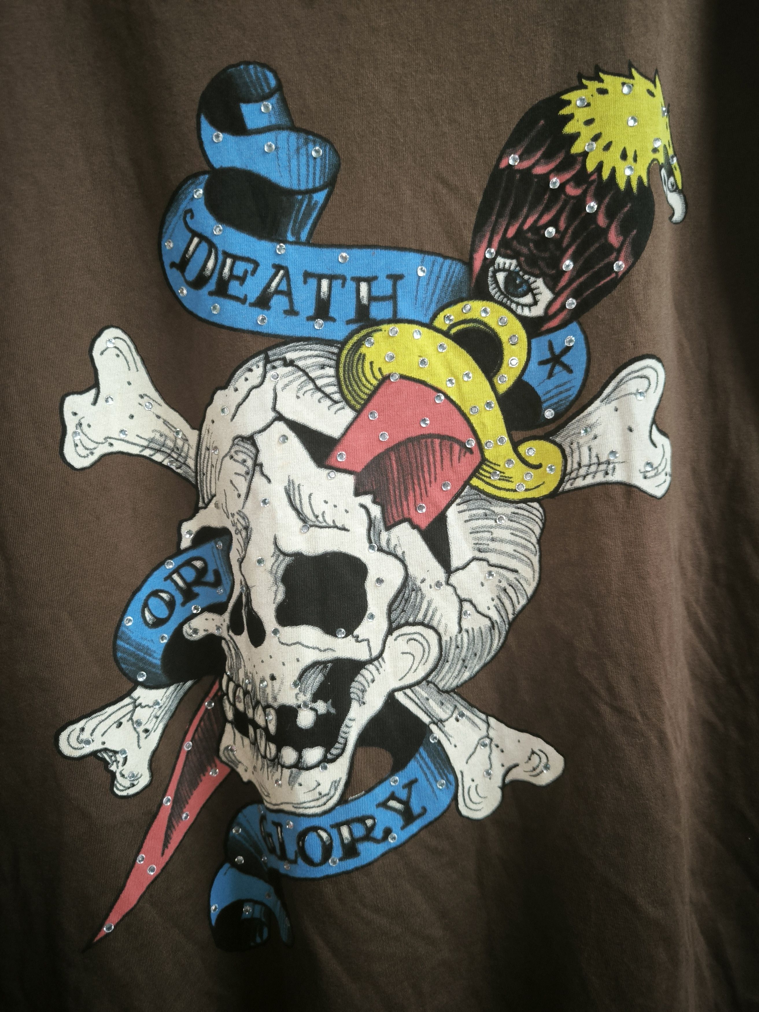 Christian Audigier × Ed Hardy × Vintage Death Or Glory Don Ed Hardy Design Mesh Tee Size US S / EU 44-46 / 1 - 14 Thumbnail