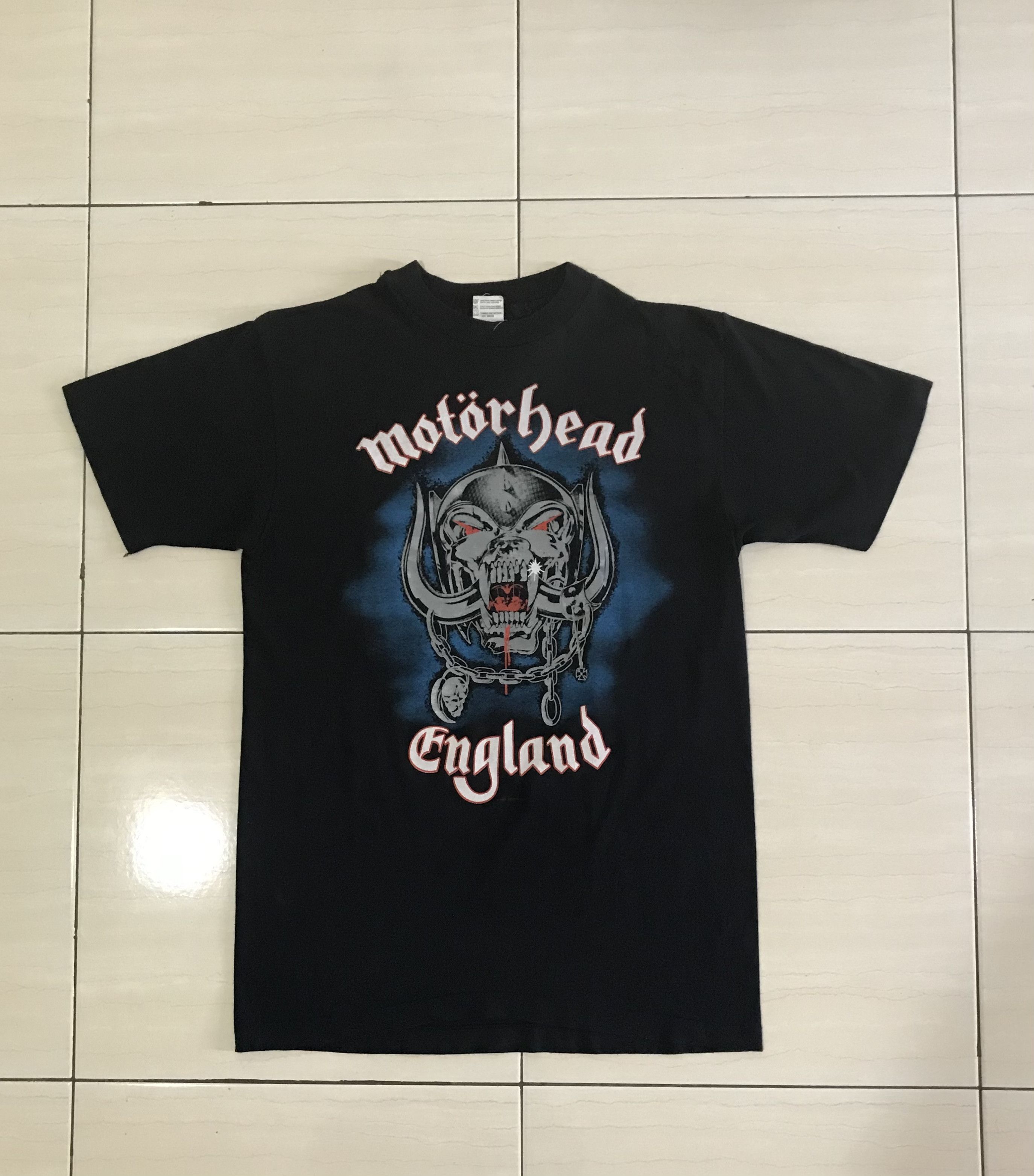 Band Tees × Vintage 💯 TRUE Vintage 80’s Motorhead England band tees Size US M / EU 48-50 / 2 - 1 Thumbnail