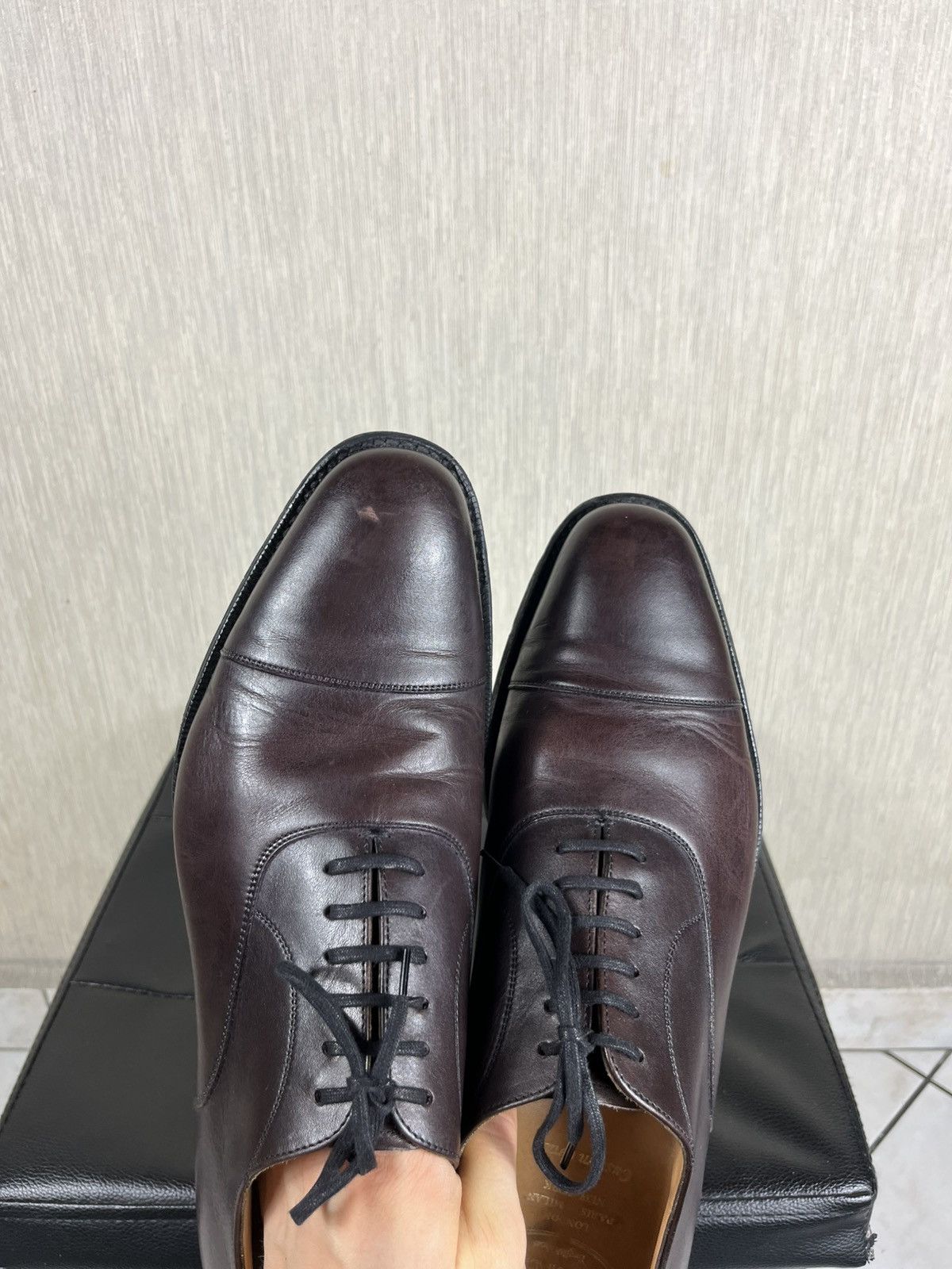 Church's Church’s Kentford classic leather shoes burgundy shade Size US 10 / EU 43 - 23 Thumbnail