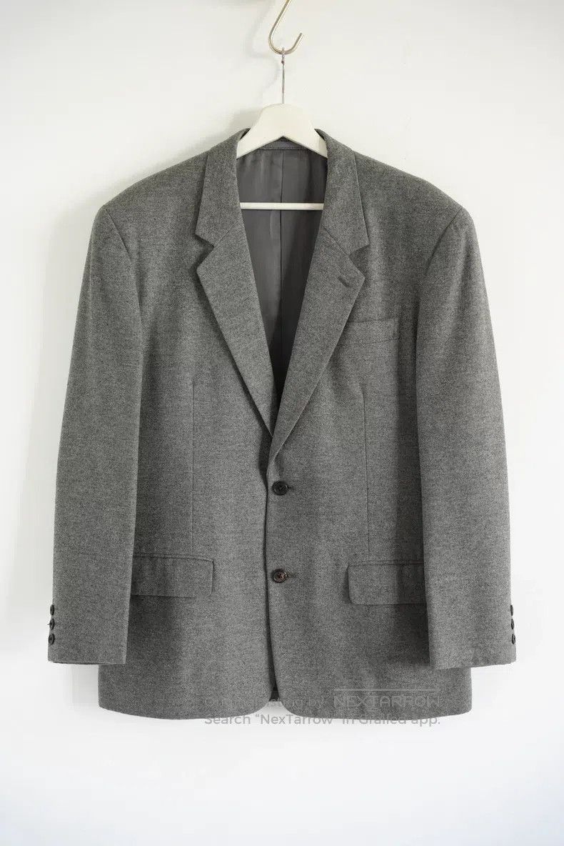 Yohji Yamamoto YOHJI YAMAMOTO Elegant Gray Flannel Wool Suit Size US M / EU 48-50 / 2 - 1 Thumbnail