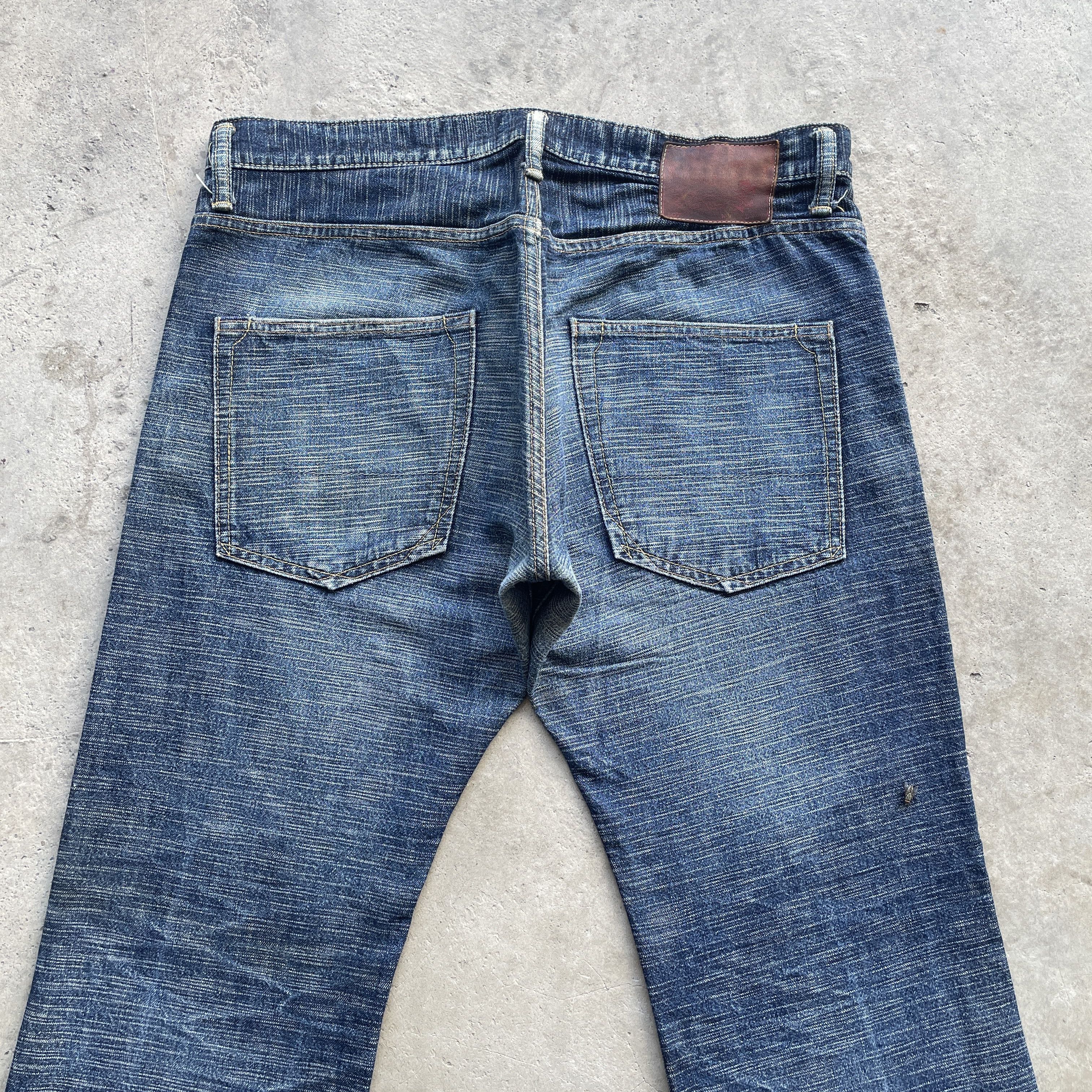 Japanese Brand W35x28.5 Vintage Japanese Denim Faded Button Fly Jeans Pants Size US 35 - 12 Thumbnail