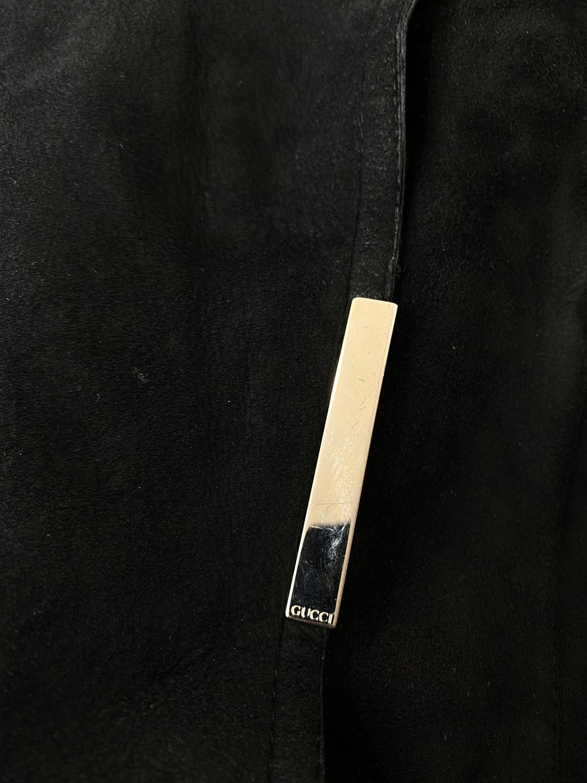 Gucci Rare! Vintage Gucci Suede Leather Jacket Fur Shearling Size M / US 6-8 / IT 42-44 - 8 Thumbnail