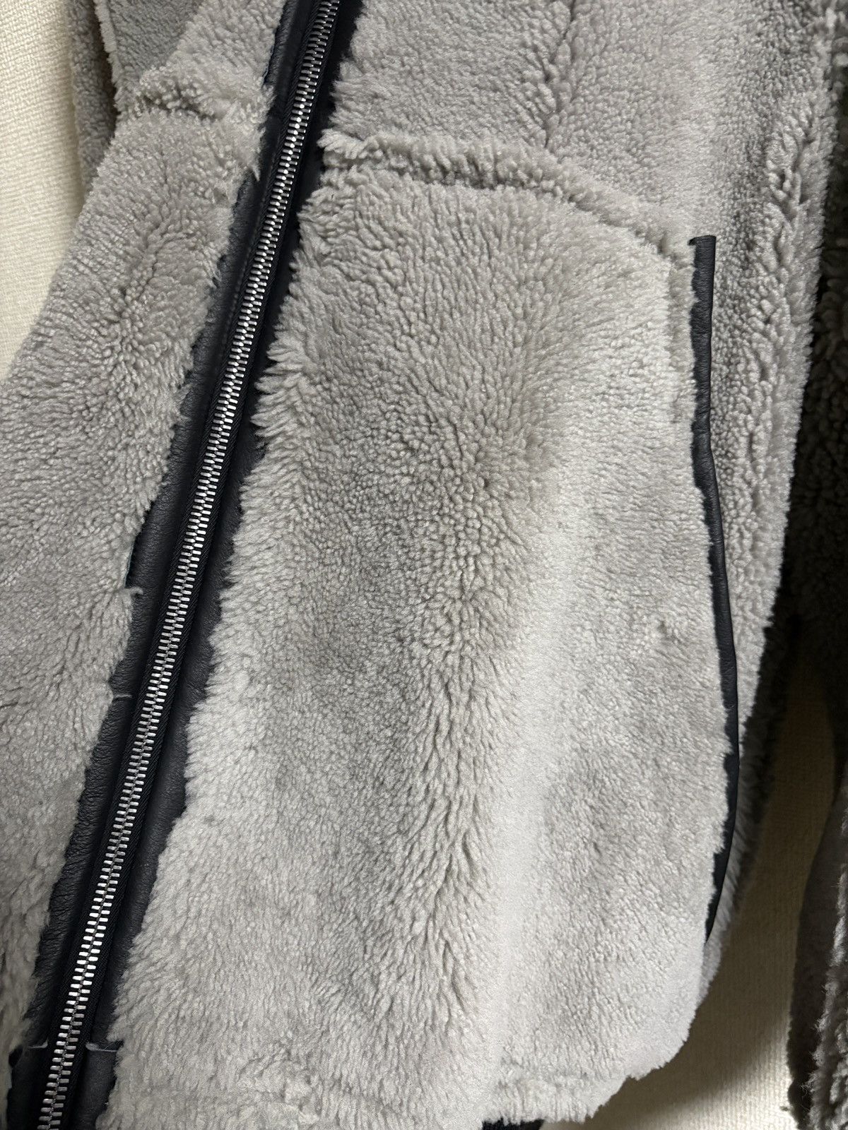 Rick Owens rick owens shearling bomber flight leather jacket Size US L / EU 52-54 / 3 - 9 Thumbnail