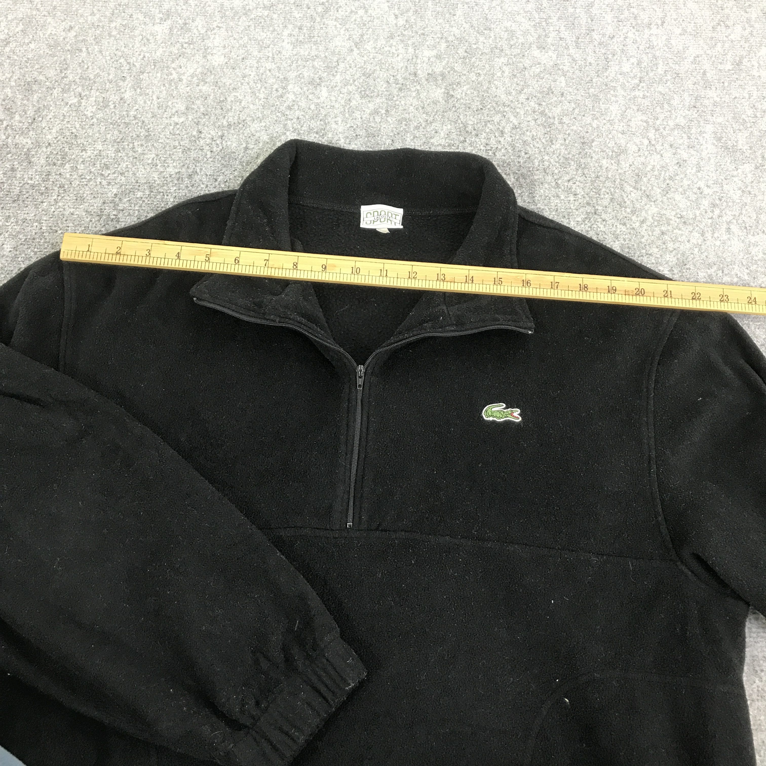 Lacoste lacoste fleece black jacket K113B18 Size US XL / EU 56 / 4 - 5 Thumbnail
