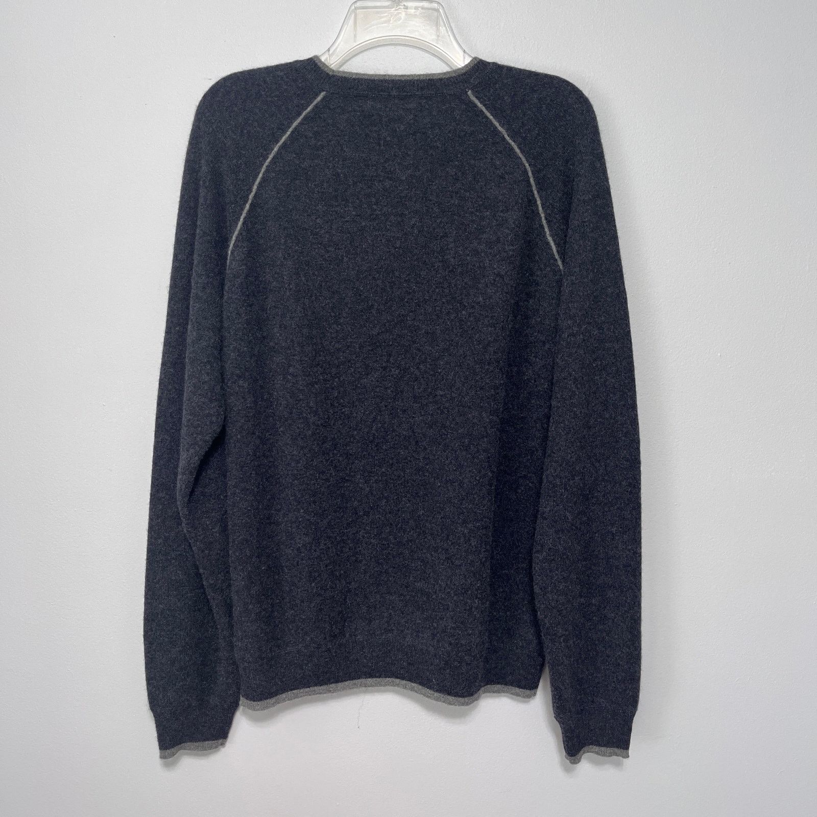 Other Hammacher Schlemmer 100% Cashmere Sweater Grey Washable Size US L / EU 52-54 / 3 - 4 Thumbnail