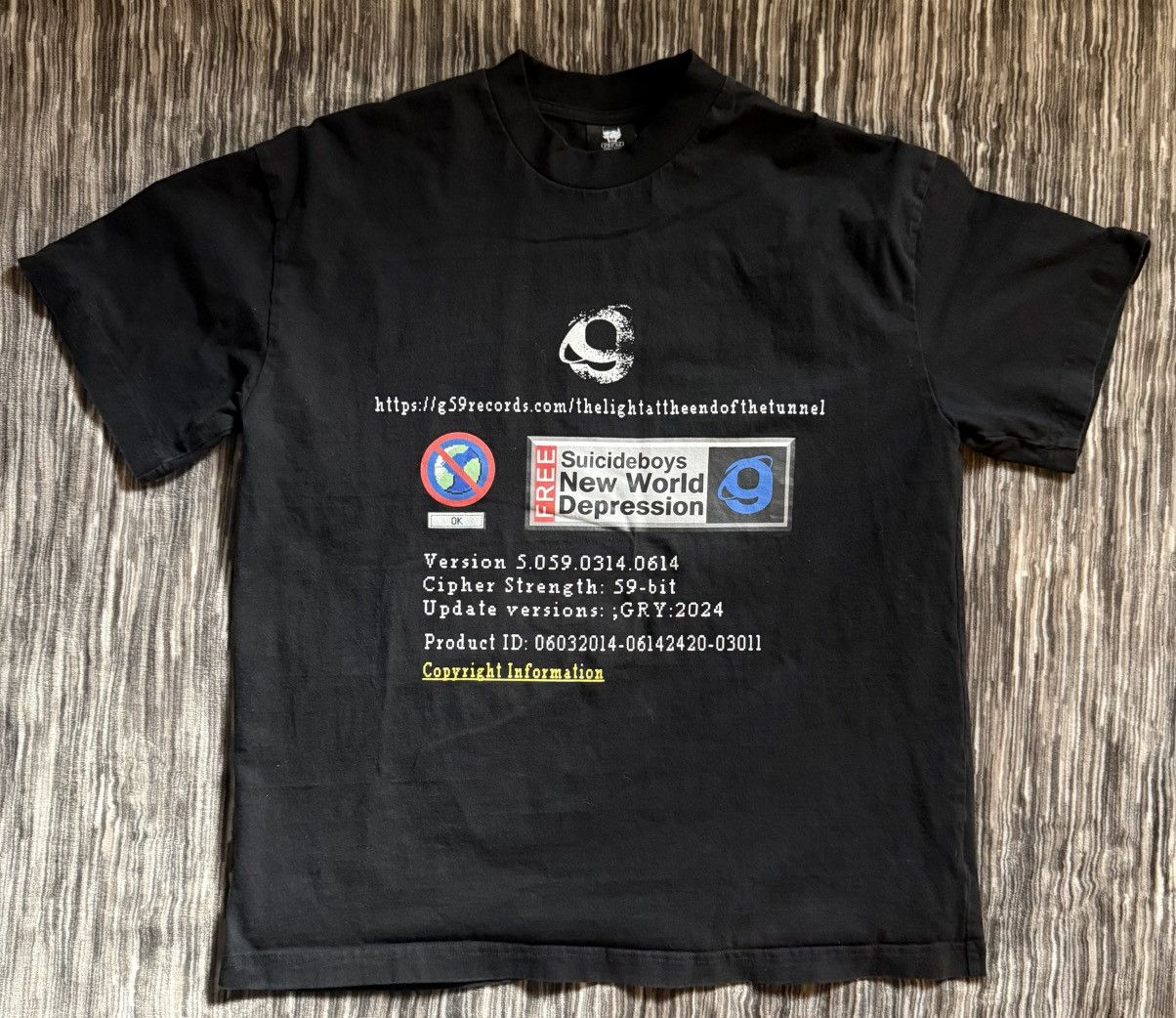 G59 Records G59 INTERNET TEE Size US L / EU 52-54 / 3 - 1 Thumbnail