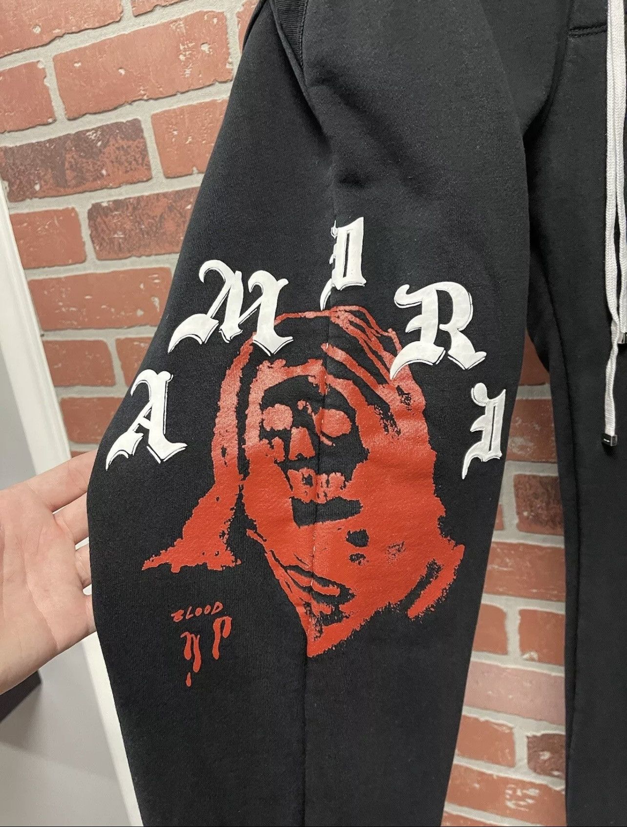Amiri Size XL - Amiri Men’s Wes Lang Solar Kings Black Sweatpants Size US 36 / EU 52 - 4 Thumbnail