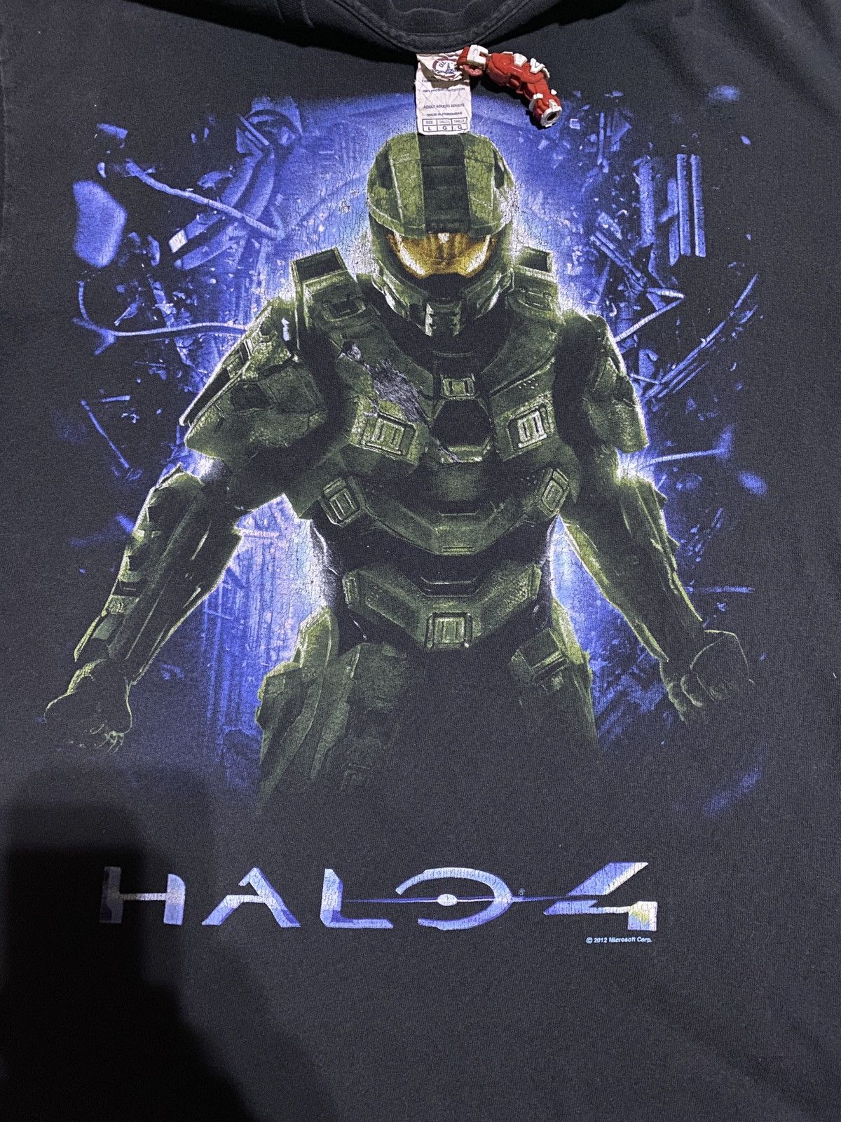 Halo Halo 4 2012 Master Chief Promo Tee Vintage Xbox Size US L / EU 52-54 / 3 - 4 Thumbnail