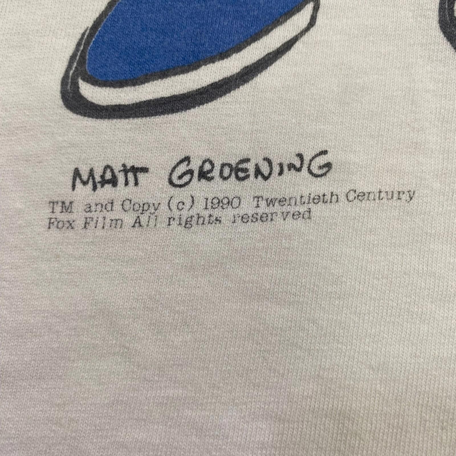 Fruit Of The Loom Vintage 1989 Bart Simpson Underachiever The Simpsons T-Shirt Size ONE SIZE - 3 Thumbnail