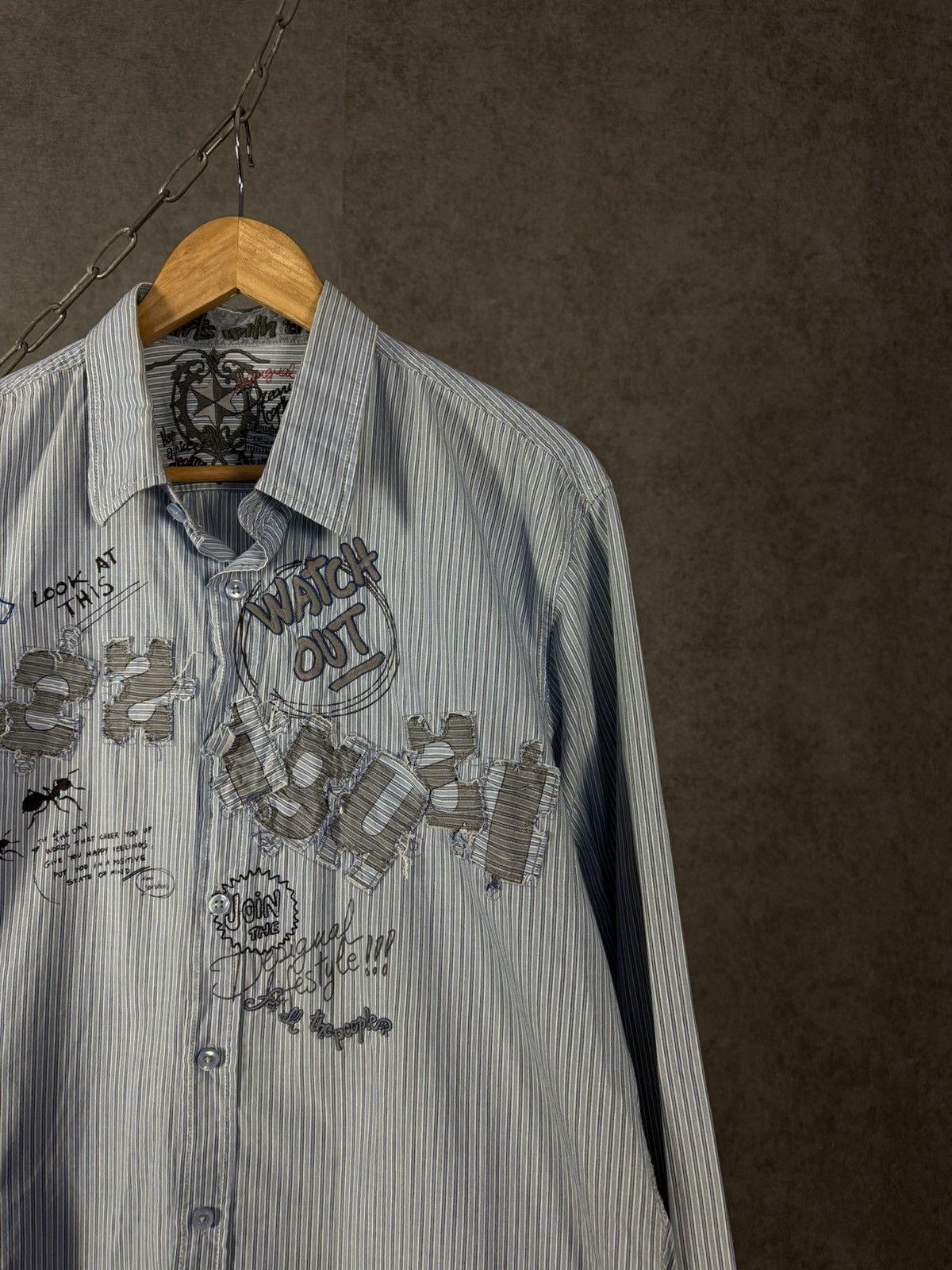 Desigual Desigual art crazy designer shirt Size US XL / EU 56 / 4 - 2 Thumbnail