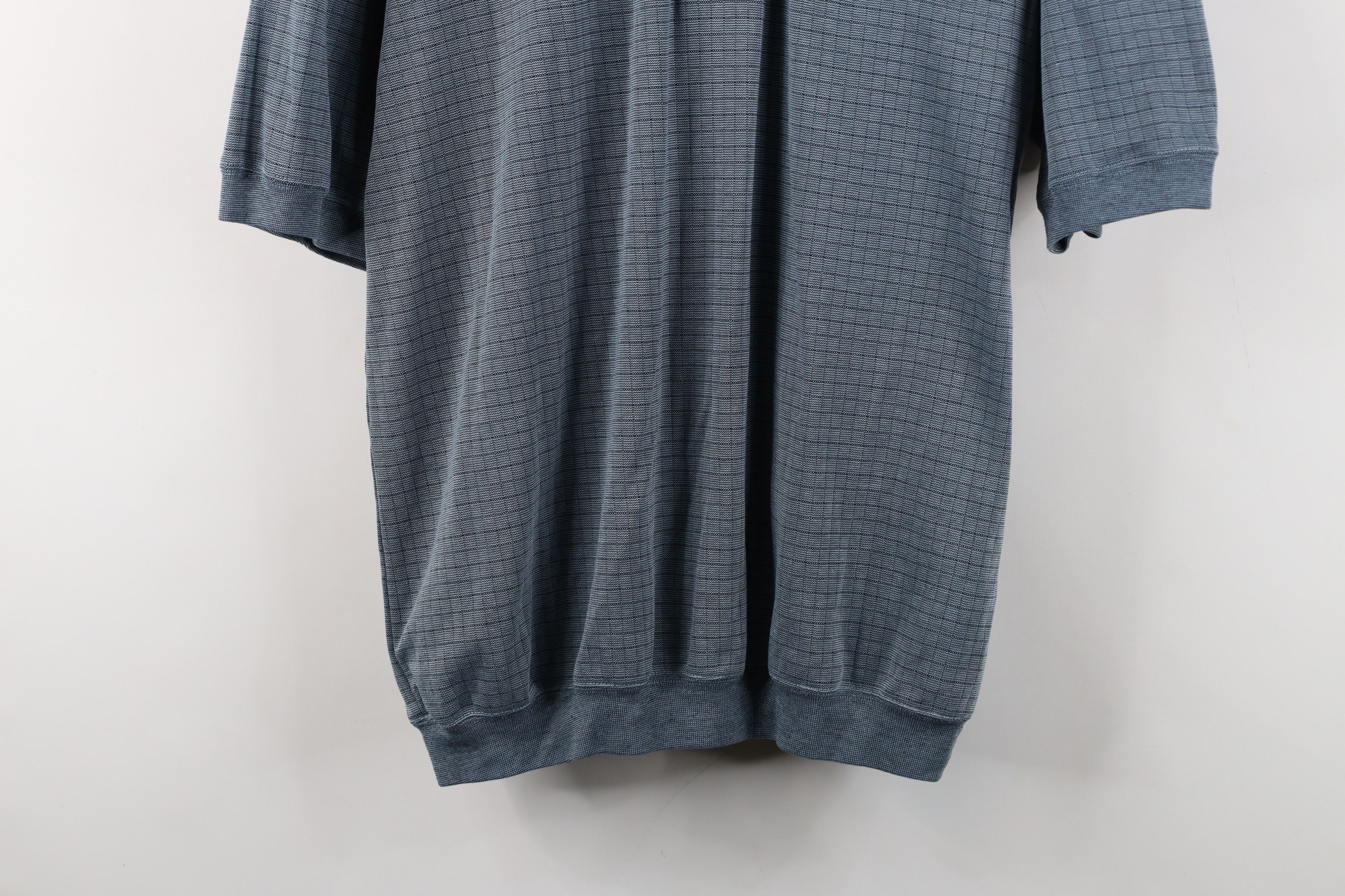 Vintage Vintage 90s Streetwear Collared Pullover Polo Shirt Plaid Size US L / EU 52-54 / 3 - 3 Thumbnail