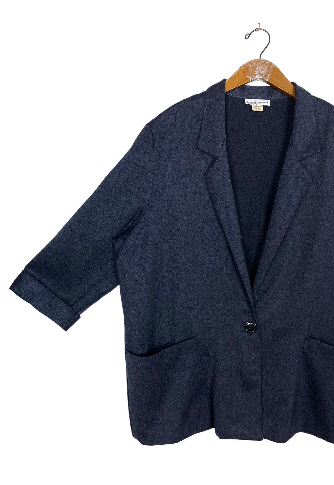 Vintage Rare‼️ Vintage Kenneth Mitchell Rayon Blazer Made in Usa Size L / US 10 / IT 46 - 2 Thumbnail