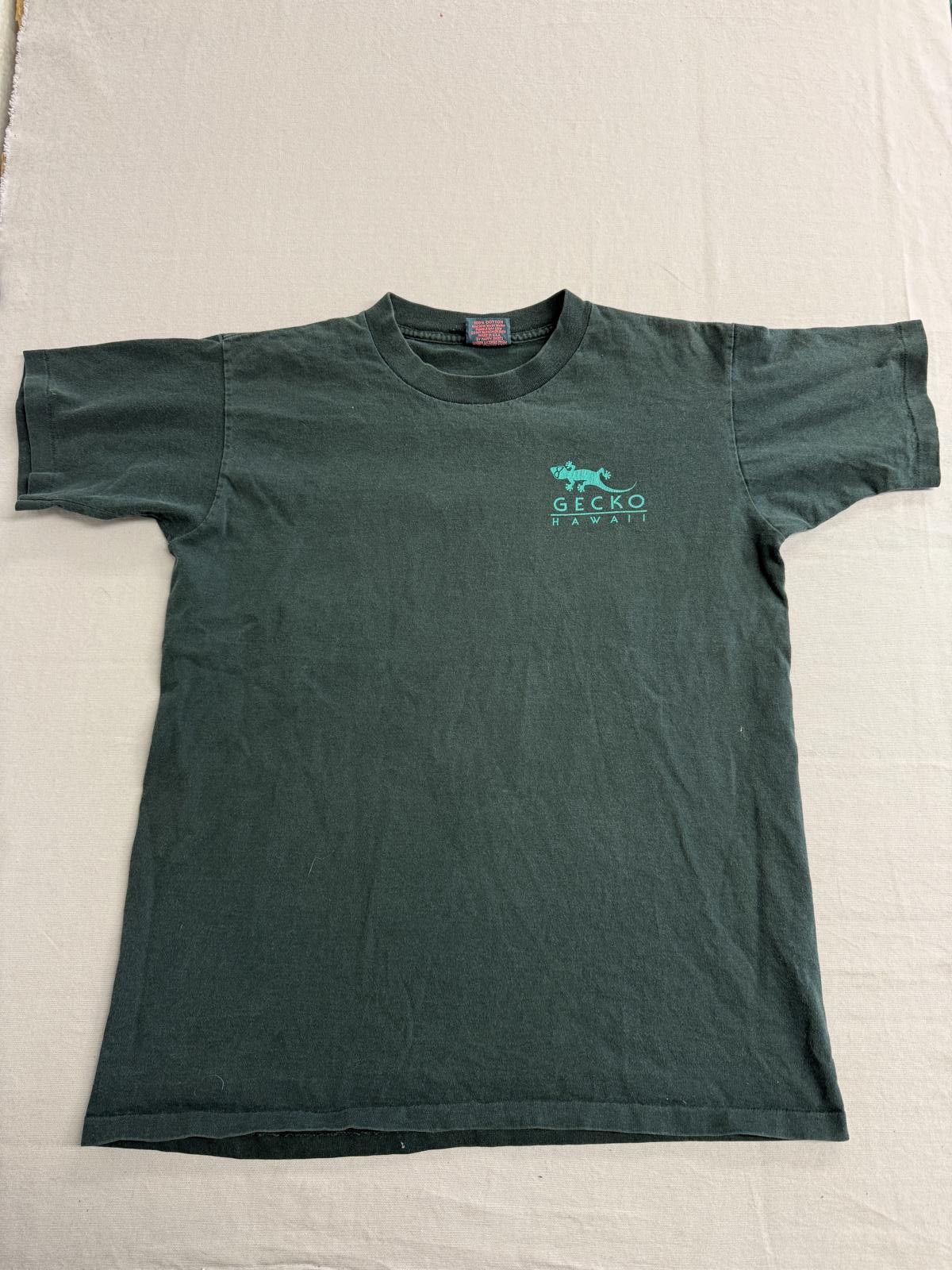 Other Vintage Gecko Hawaii Surf T-shirt Big Wave Art Gun Surfboard Size US M / EU 48-50 / 2 - 2 Thumbnail