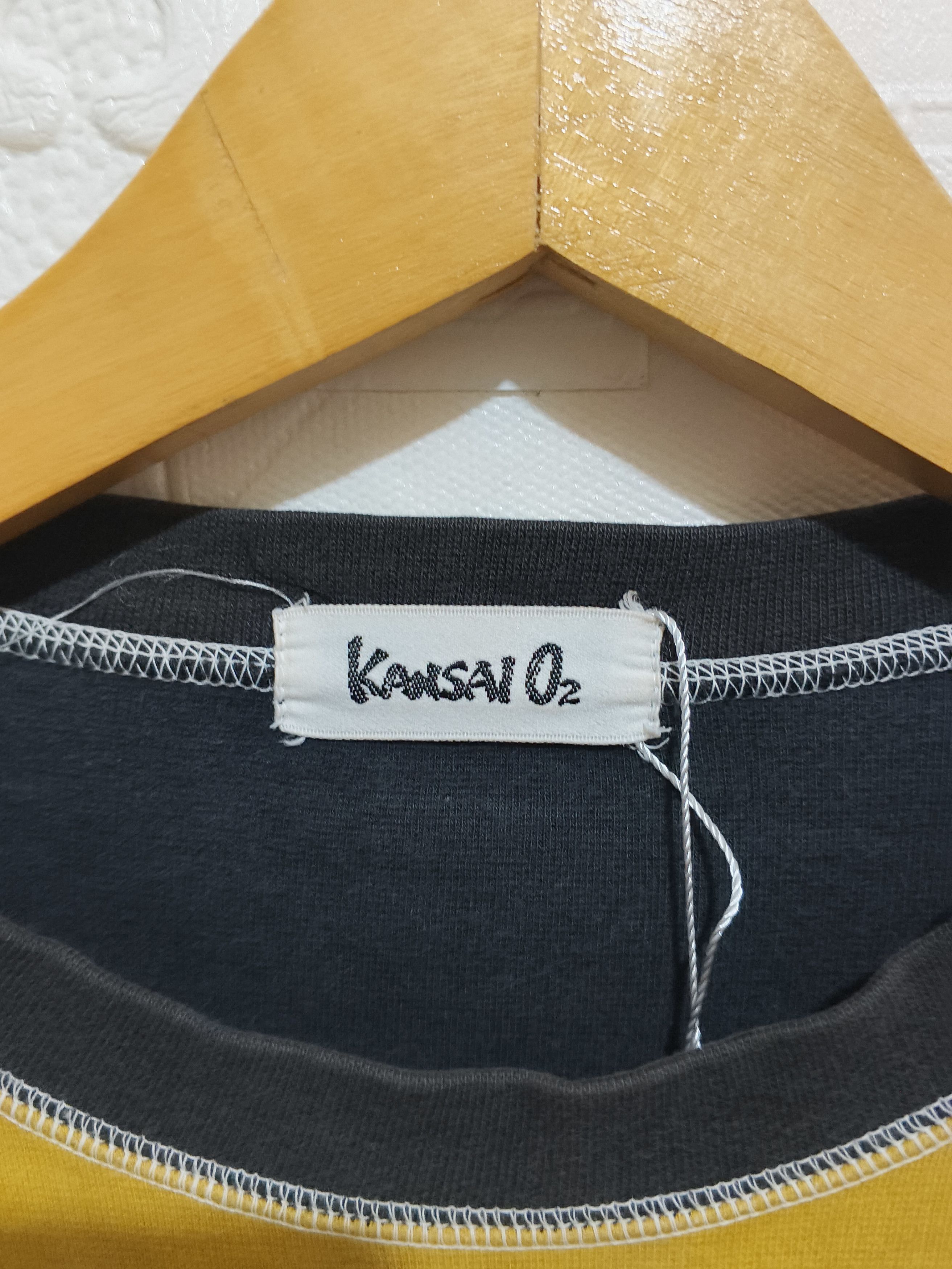 Kansai Yamamoto VINTAGE KANSAI O2 BY KANSAI YAMAMOTO LONG SLEEVE TSHIRT Size US S / EU 44-46 / 1 - 6 Thumbnail