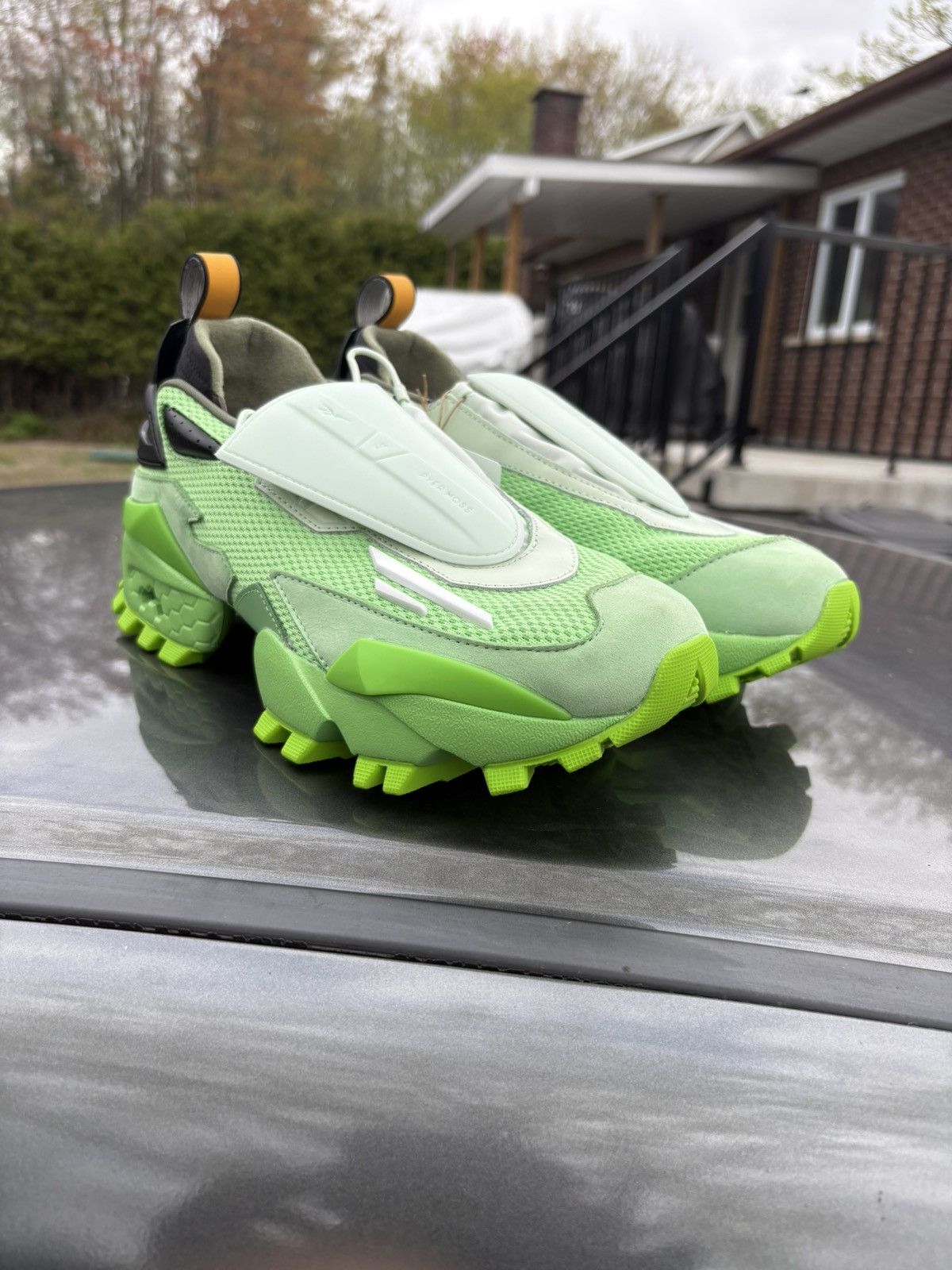 Green Pyer Moss Trail Fury Reebok Pyer Moss X Reebok Trail Fury