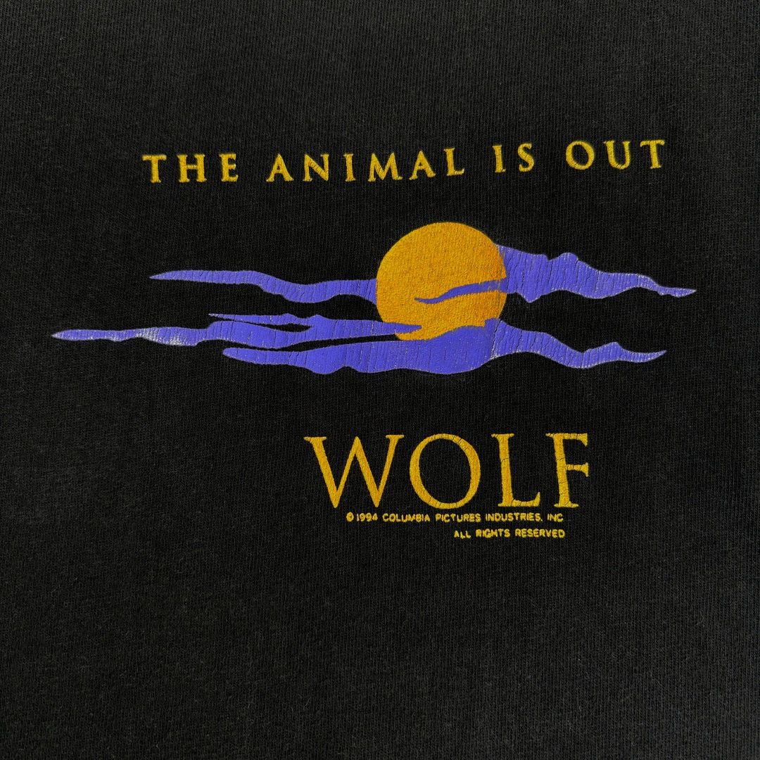 Vintage Wolf 1994 90s Vintage Jack Nicholson USA Made Logo T-Shirt Size US L / EU 52-54 / 3 - 3 Thumbnail