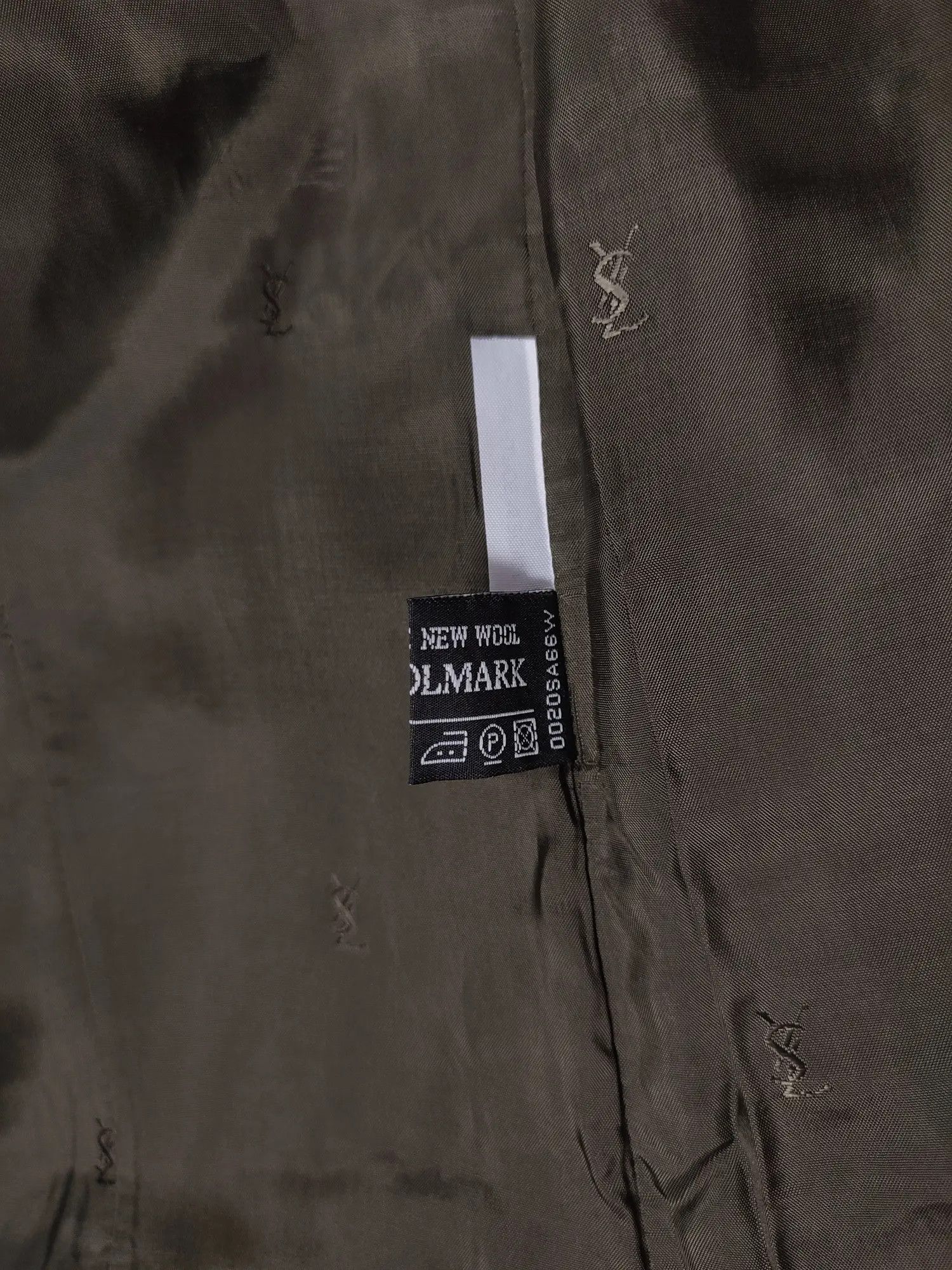 Yves Saint Laurent YSL khaki wool suit vest Size 38R - 14 Thumbnail