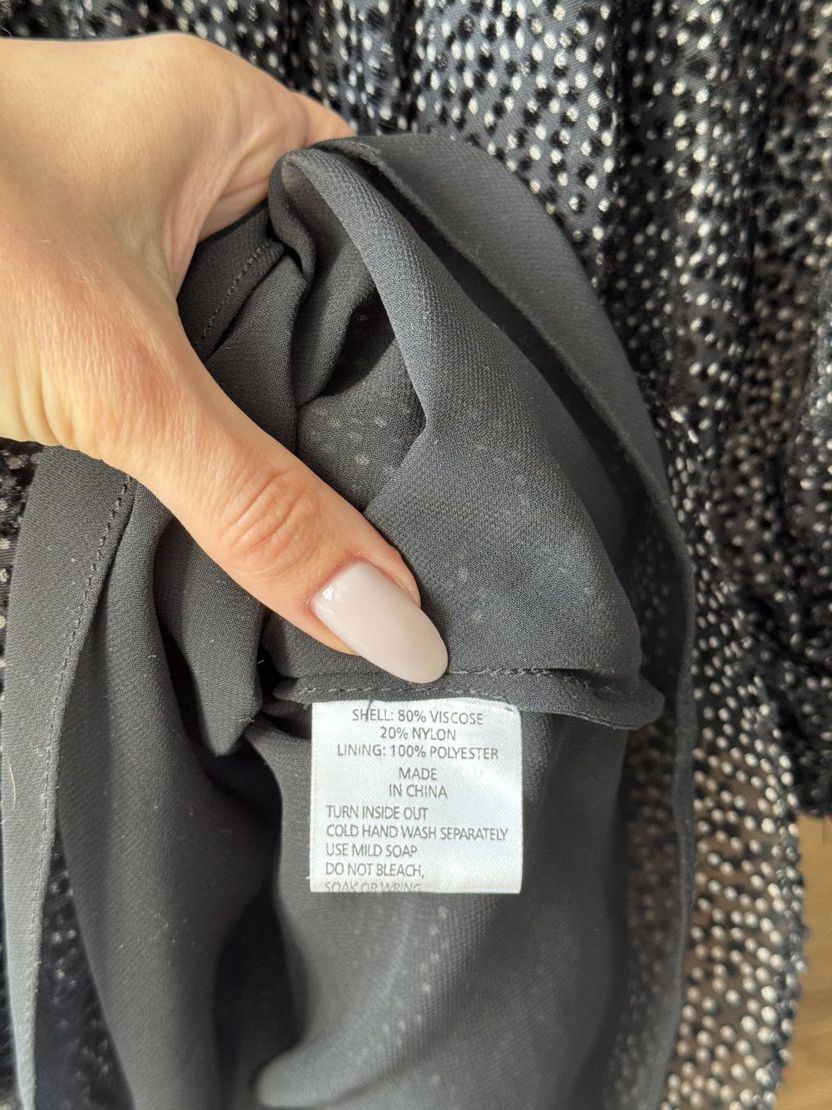 Shona Joy Shona Joy Bowie Ruffle Polka Dot Black Mini Dress Size XS / US 0-2 / IT 36-38 - 4 Thumbnail