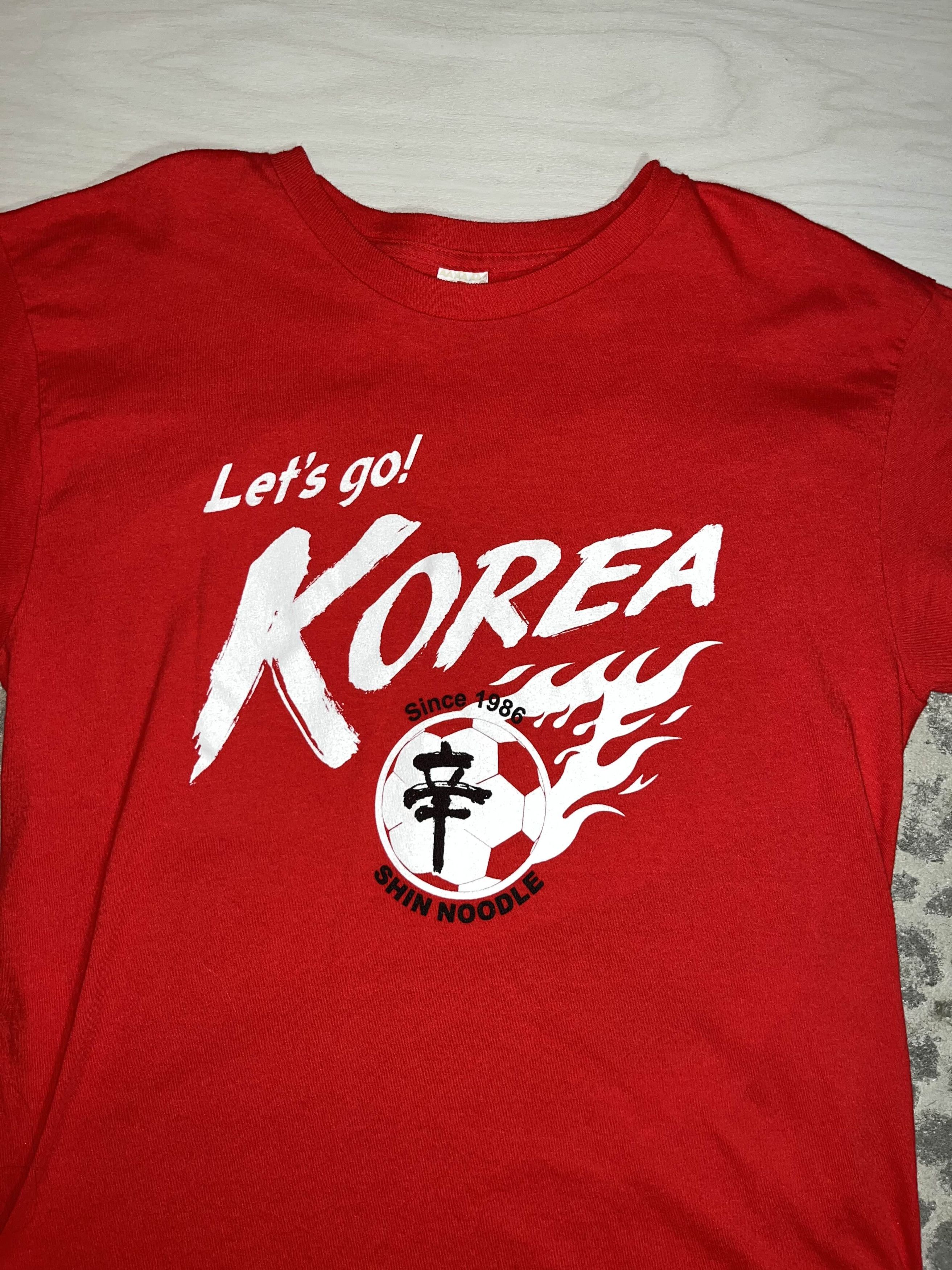 Vintage Vintage Y2K Korea Soccer Shin Noodle Promo Shirt Size US L / EU 52-54 / 3 - 1 Thumbnail