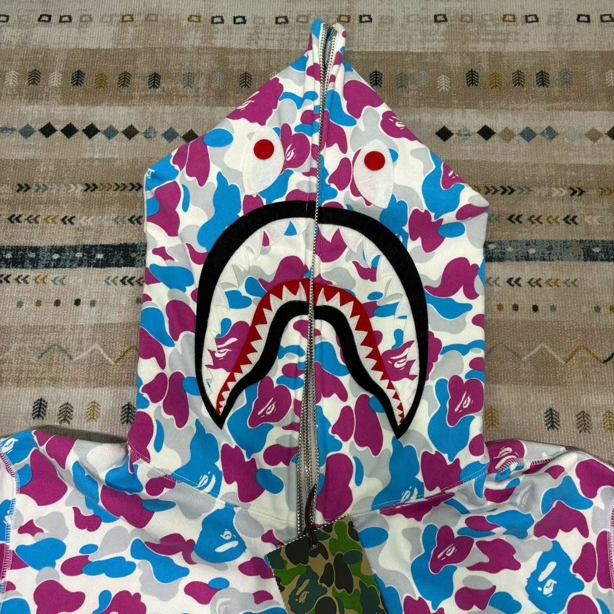 Bape BAPE SHARK FULL ZIP HOODIE Size US XL / EU 56 / 4 - 3 Thumbnail