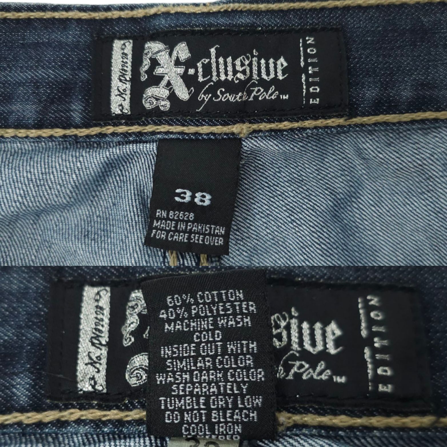 Southpole Southpole X-clusive Edition Jeans Men 38 Medium Wash Y2K Size US 38 / EU 54 - 8 Thumbnail