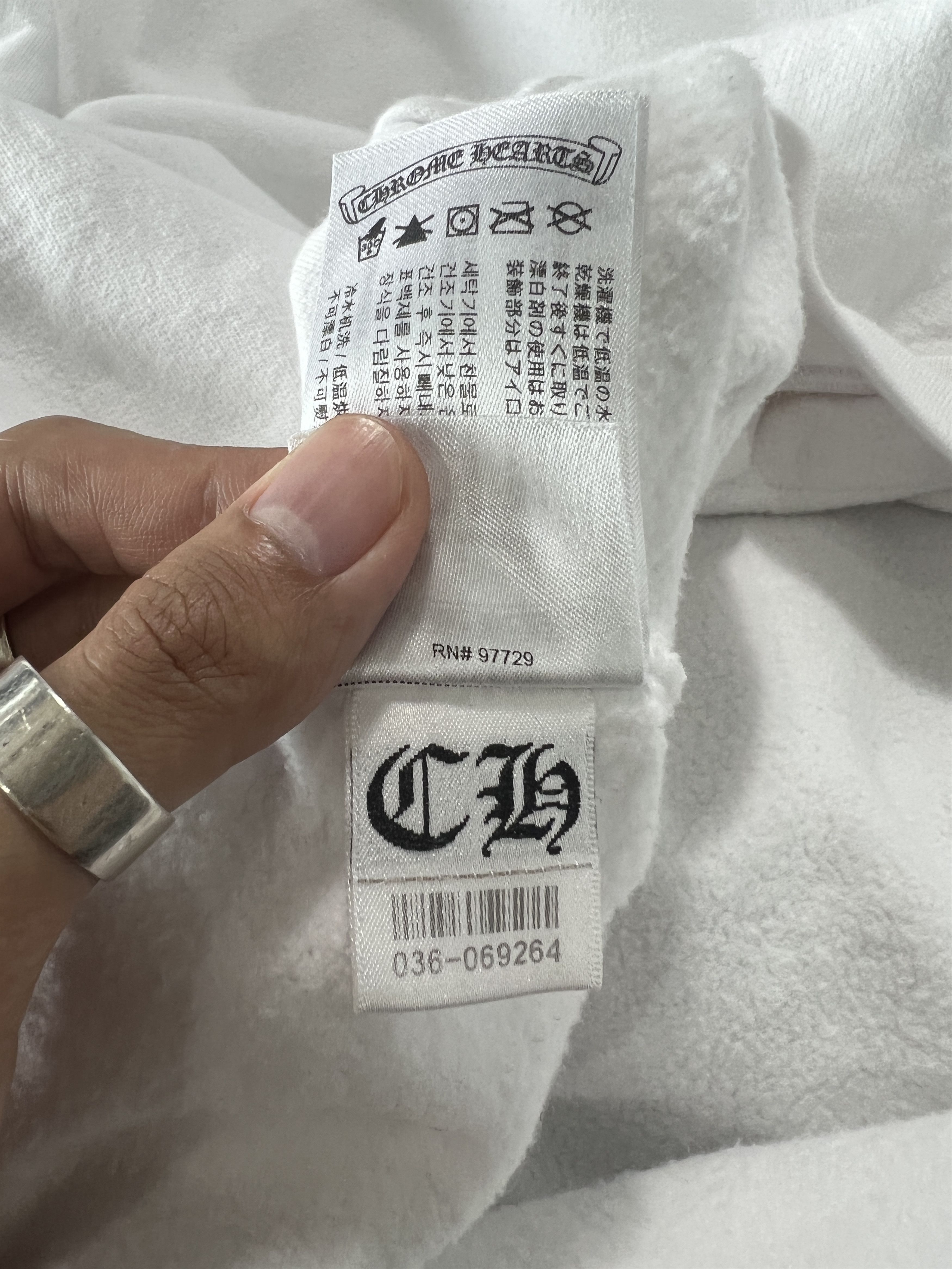 Chrome Hearts Chrome Hearts x Rolling Stones Blue Tongue White Hoodie XL Size US XL / EU 56 / 4 - 13 Thumbnail