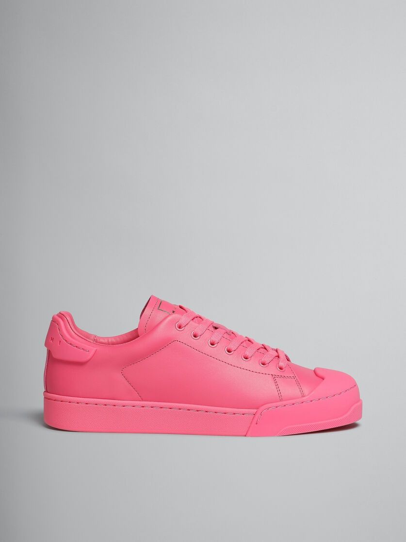 Marni o1w1db10125 Dada Bumper Leather Sneakers in Pink Size US 5 / IT 35 - 1 Thumbnail